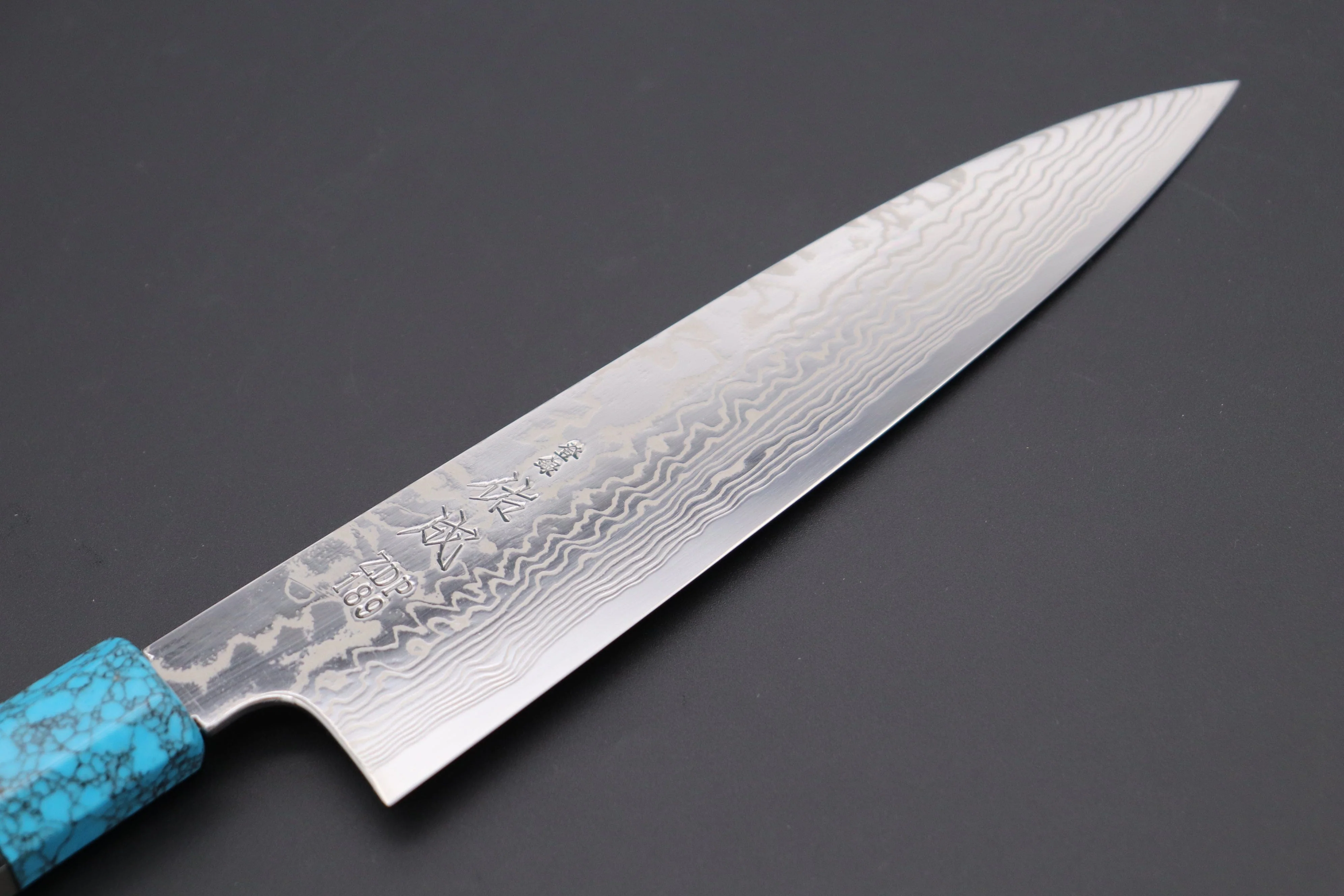 Custom Limited Edition, Sukenari ZDP-189 Nickel Damascus Wa Gyuto 210mm (8.2 inch, SCL-253) - Image 2