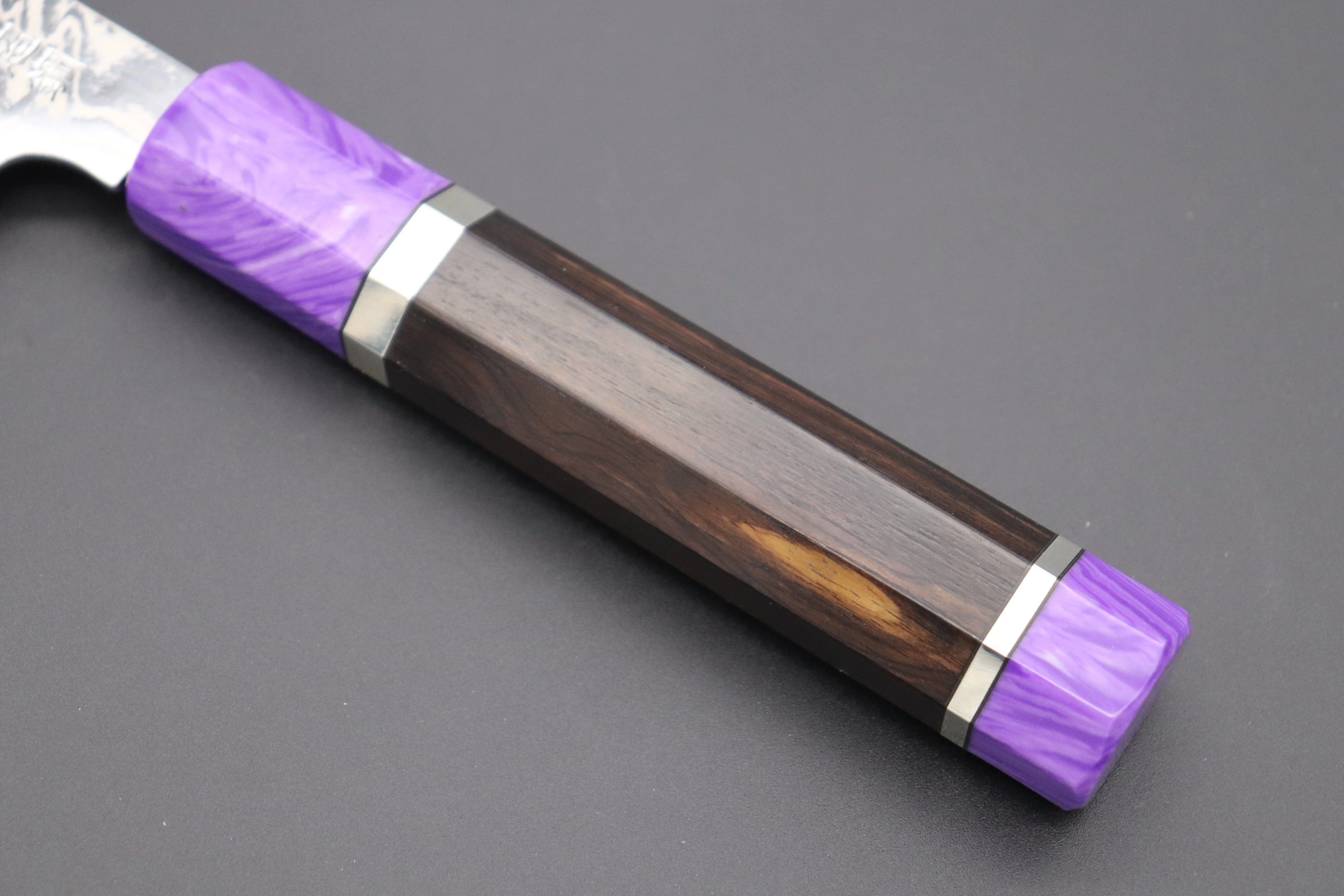 Custom Limited Edition, Sukenari ZDP-189 Nickel Damascus Wa Gyuto 210mm (8.2 inch, SCL-254) - Image 7