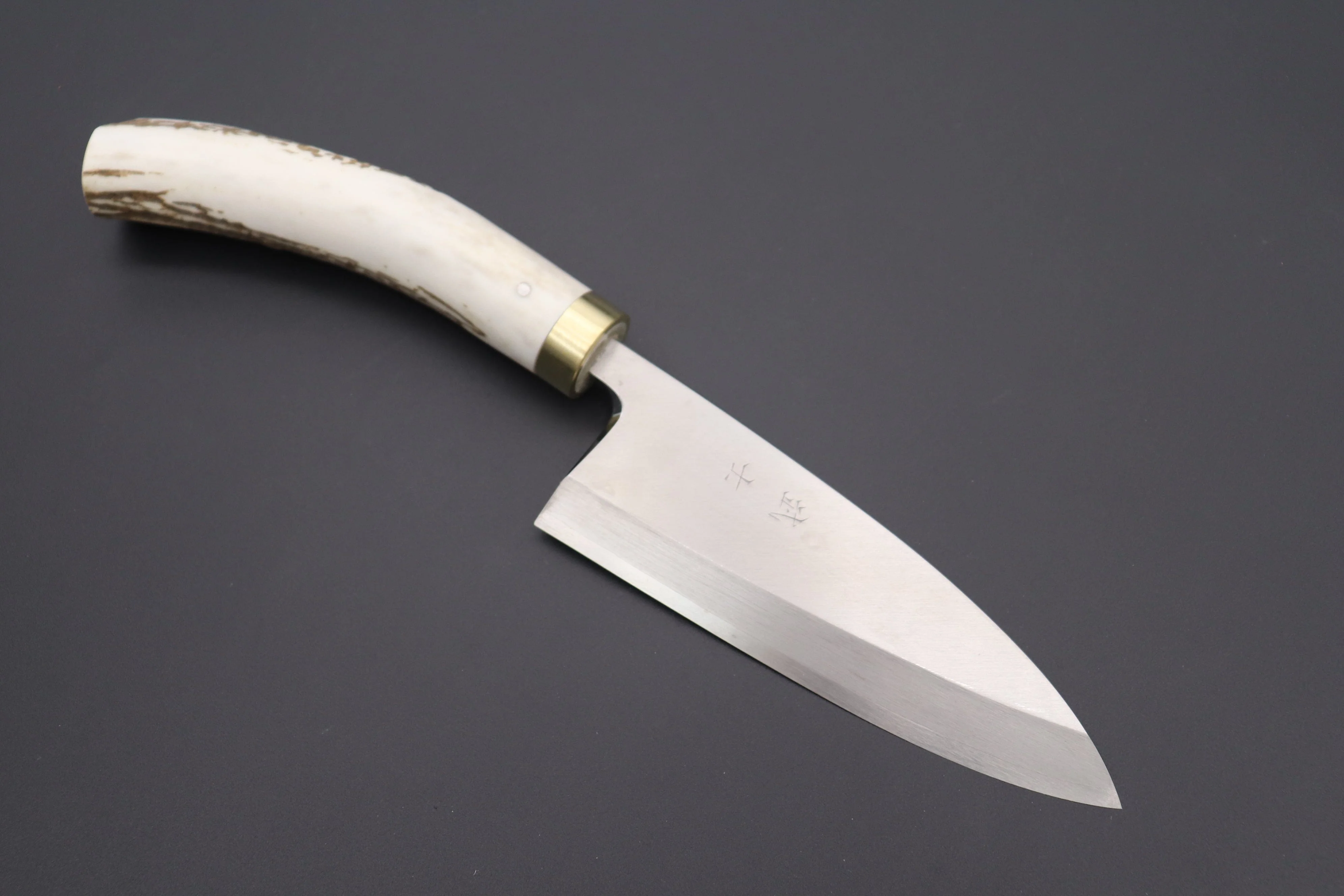 Takeshi Saji Gingami No.3 Wa Bocho Series Deba (150mm to 180mm, 3 Sizes, Stag Handle)