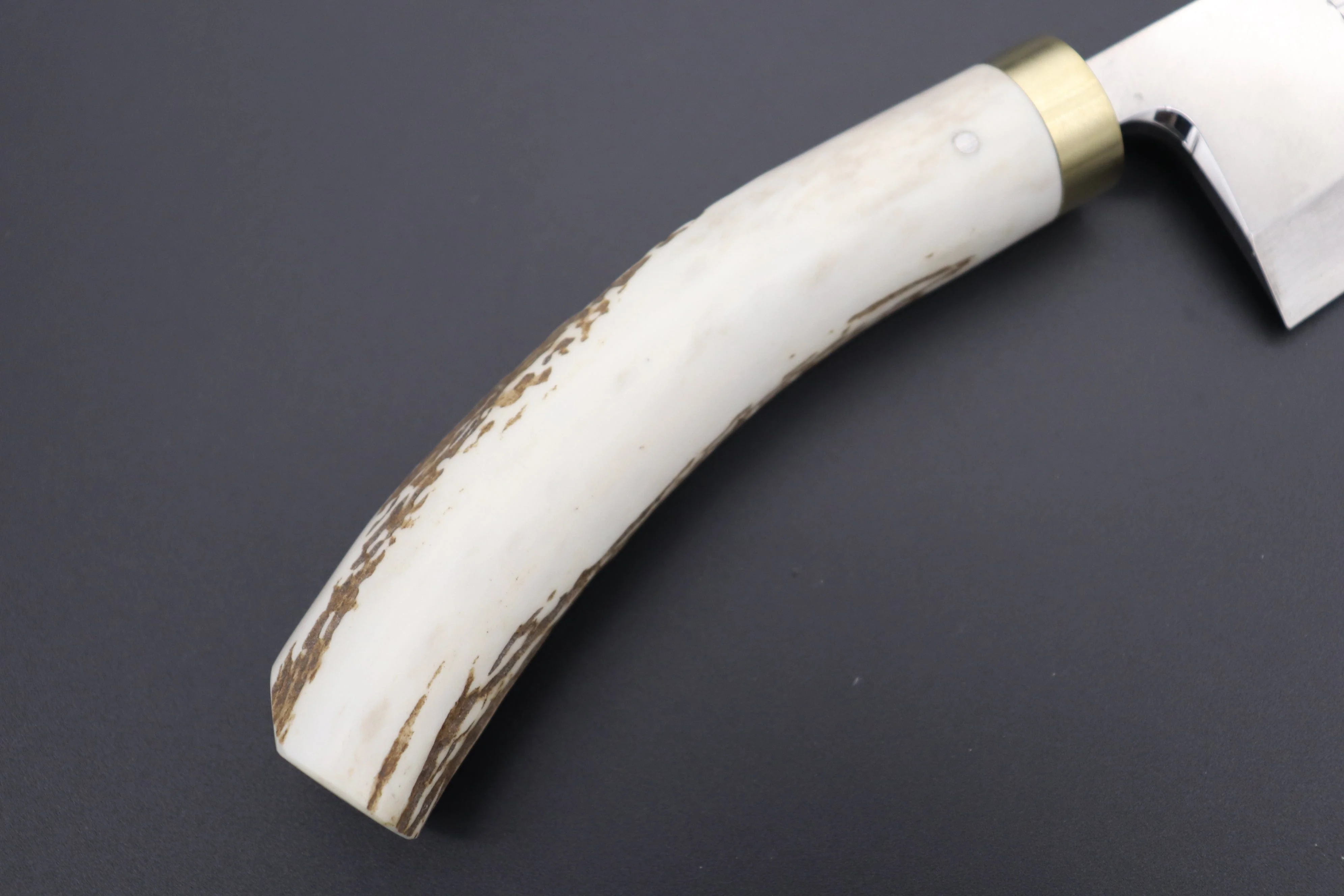 Takeshi Saji Gingami No.3 Wa Bocho Series Deba (150mm to 180mm, 3 Sizes, Stag Handle) - Image 3