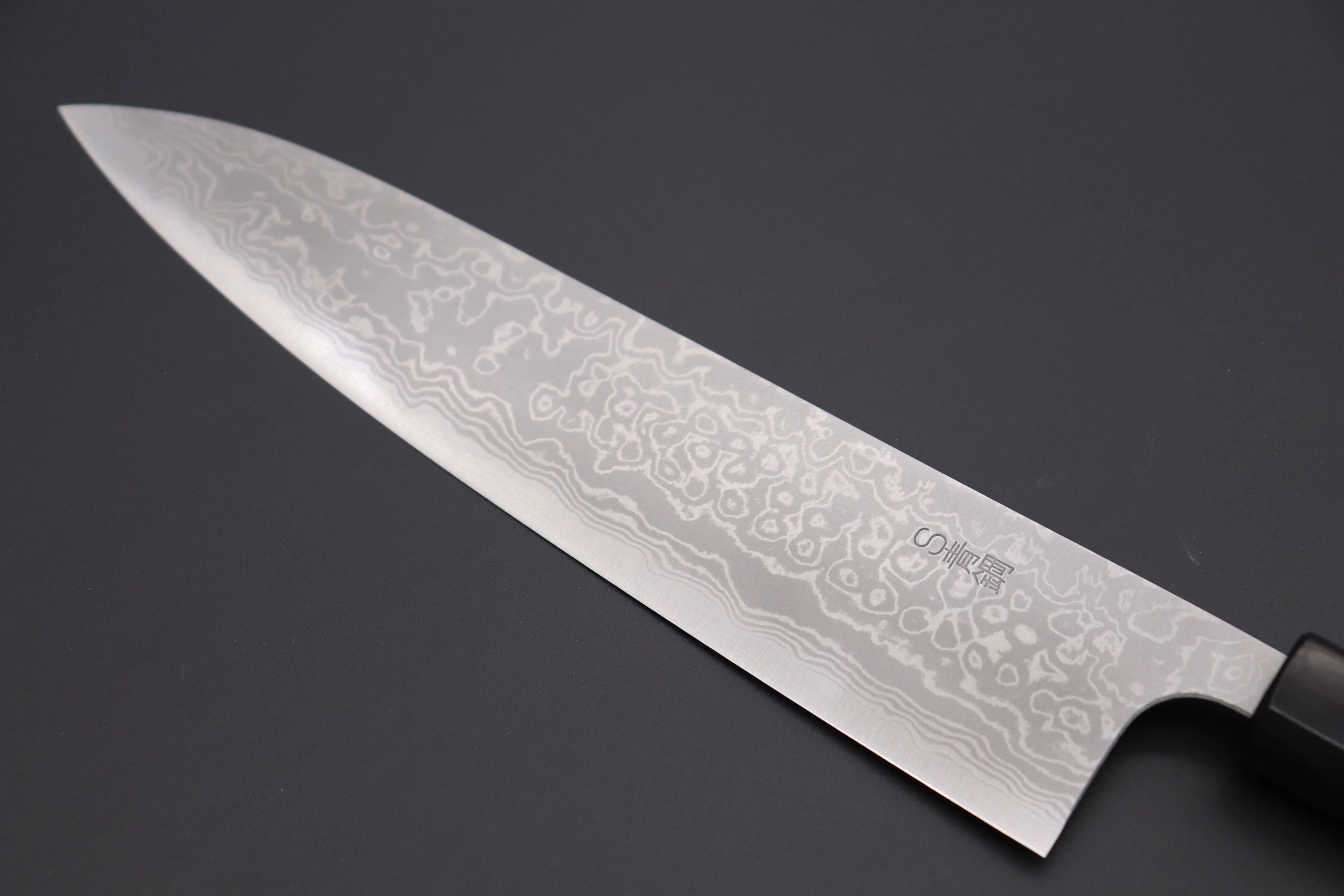 Fu-Rin-Ka-Zan Aogami Super Custom Damascus Series Wa Gyuto (180mm to 240mm, 3 Sizes, Octagonal Red-Sandalwood Handle) - Image 6