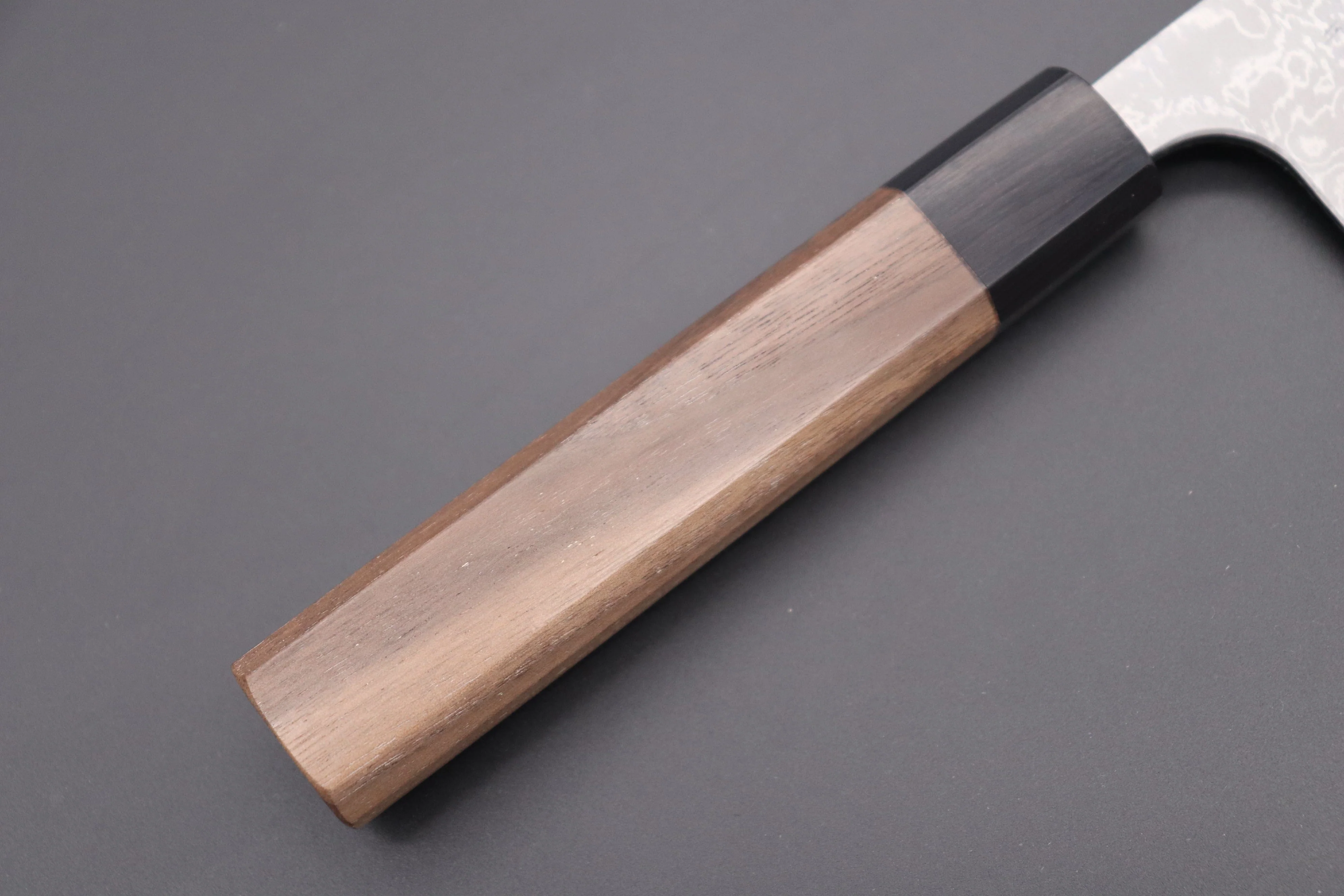 Fu-Rin-Ka-Zan Aogami Super Custom Damascus Series Wa Gyuto (210mm or 240mm, 2 Sizes, Octagonal Walnut Wood Handle) - Image 3