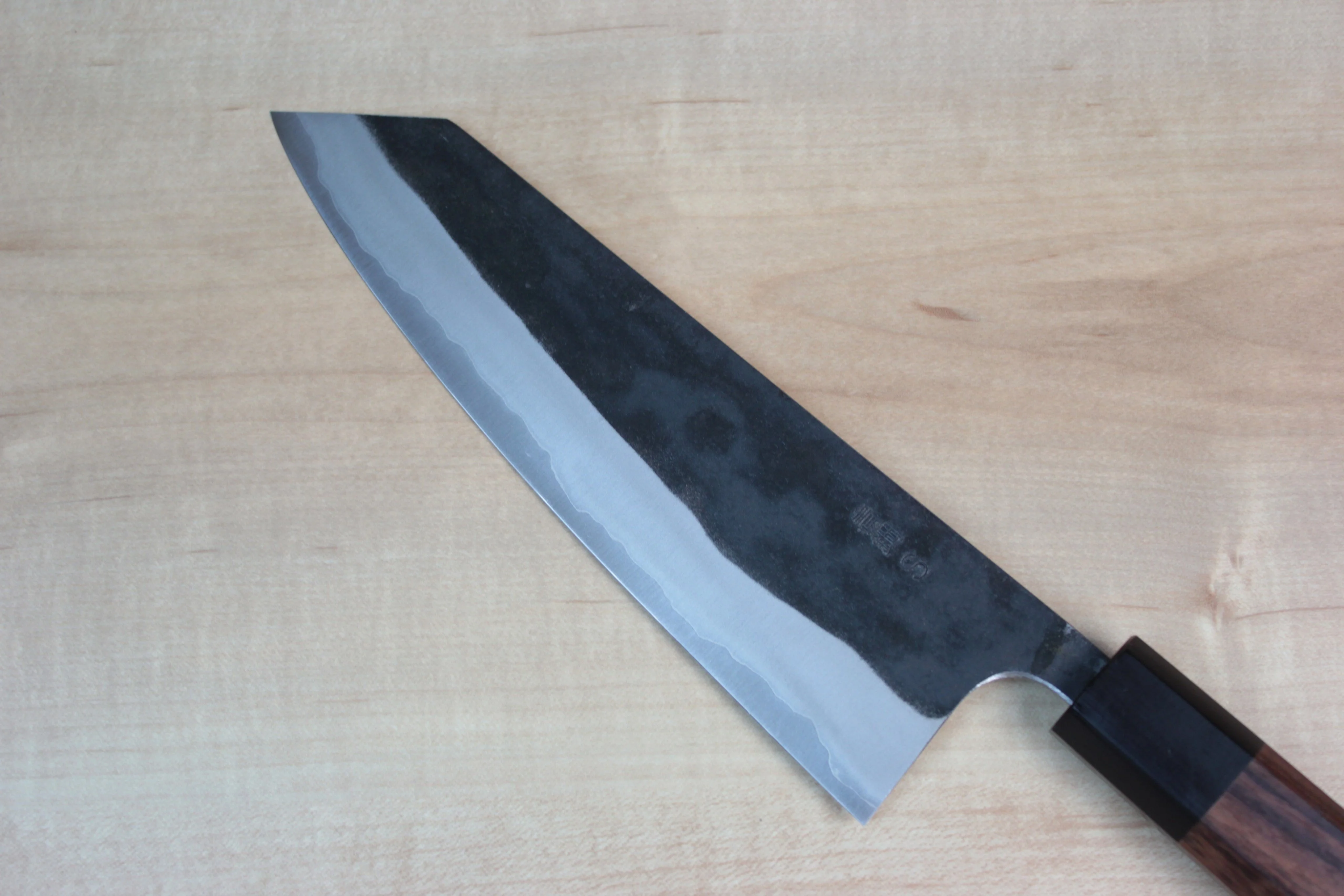 Fu-Rin-Ka-Zan Aogami Super Kurouchi Series FAB-6 Bunka 185mm (7.2 inch, Octagon Shaped Red-Sandal Wood Handle) - Image 3