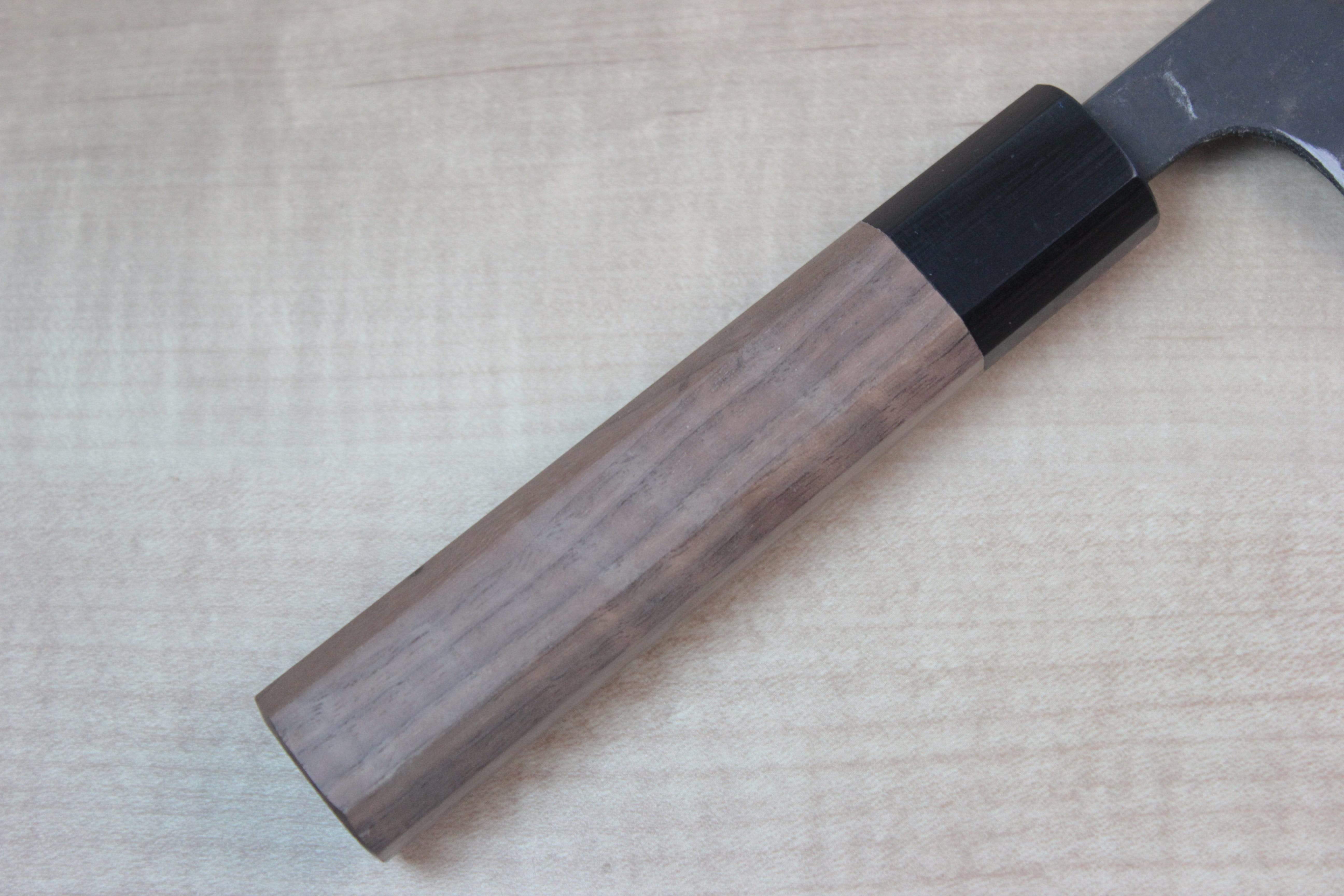 Fu-Rin-Ka-Zan Aogami Super Kurouchi Series FAB-6W Bunka 185mm (7.2 inch, Octagon Shaped Walnut Wood Handle) - Image 3