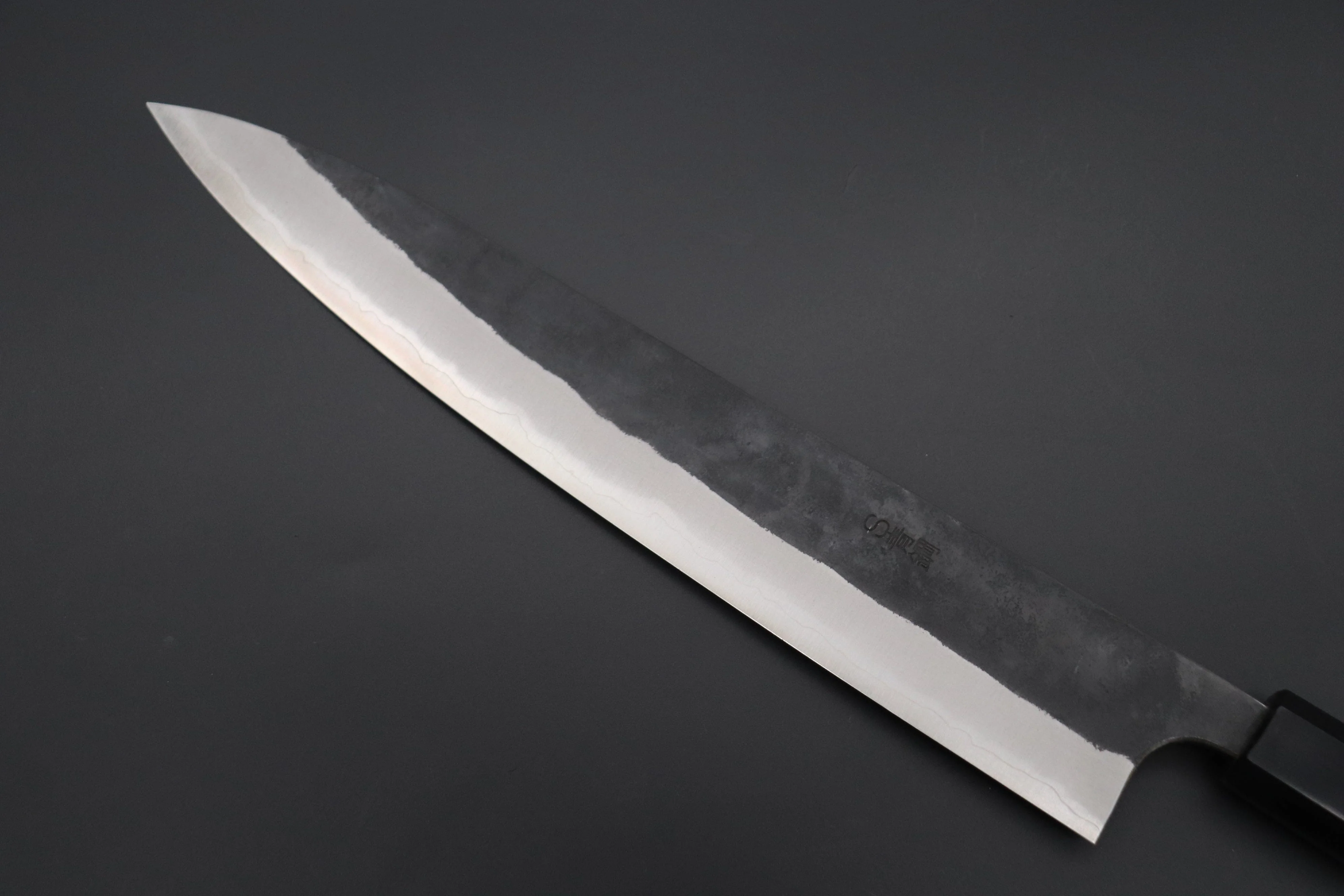 Fu-Rin-Ka-Zan Aogami Super Kurouchi Series Wa Sujihiki (240mm & 270mm, 2 Sizes, Octagon Shaped Walnut-Wood Handle) - Image 6