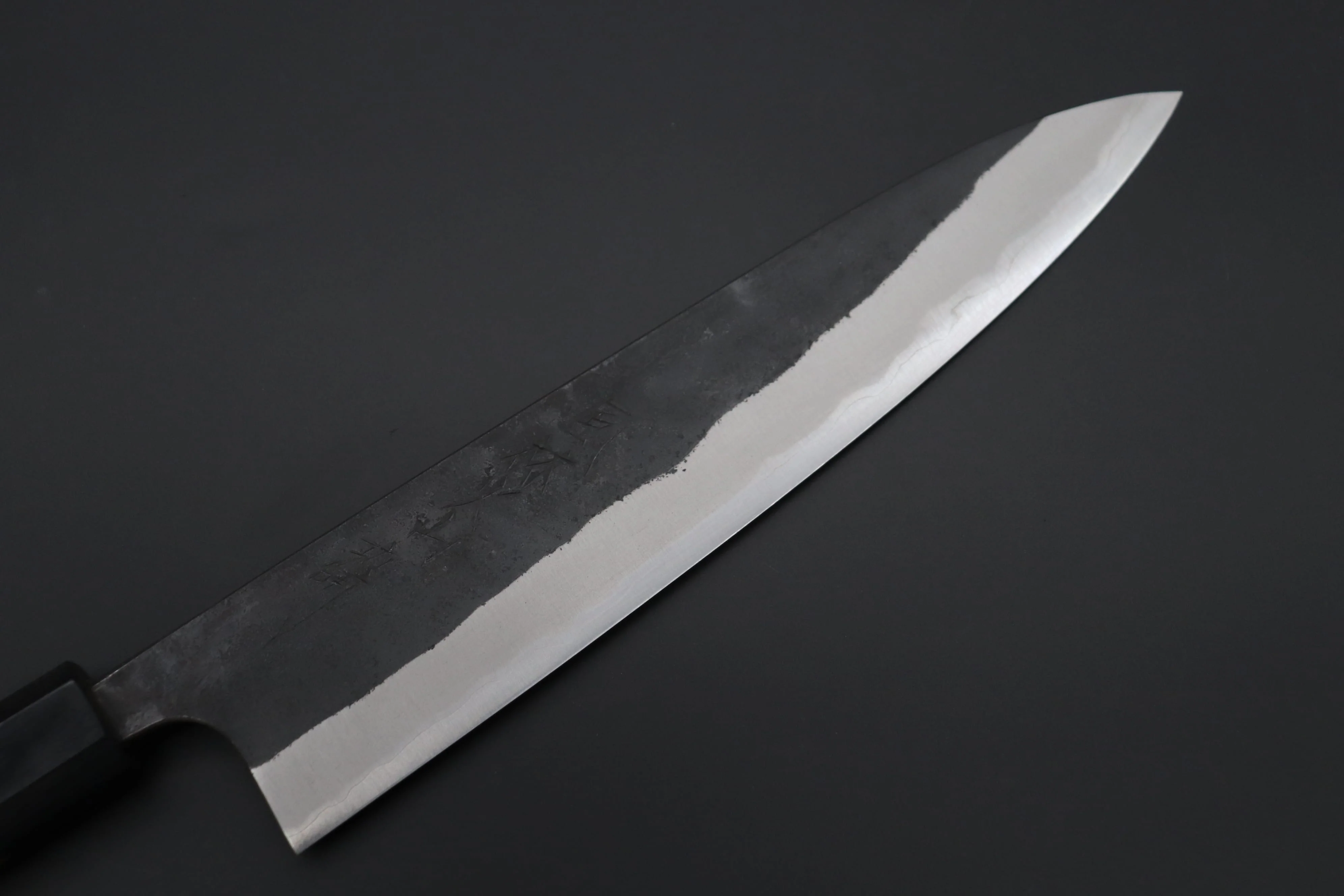 Fu-Rin-Ka-Zan Aogami Super Kurouchi Series Wa Gyuto (180mm to 240mm, 3 sizes, Octagon Shaped Red-Sandal Wood Handle) - Image 2