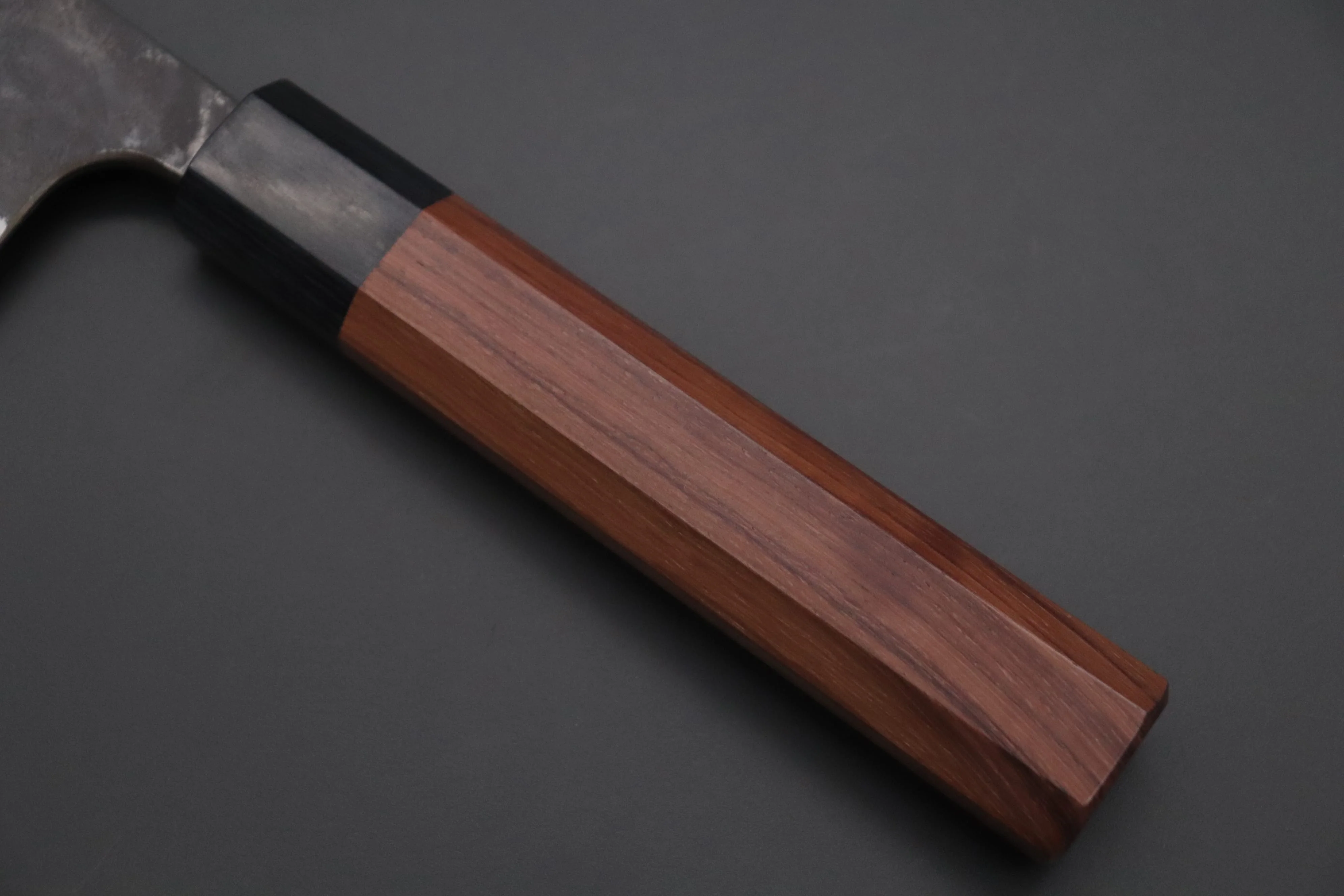 Fu-Rin-Ka-Zan Aogami Super Kurouchi Series Wa Gyuto (180mm to 240mm, 3 sizes, Octagon Shaped Red-Sandal Wood Handle) - Image 7