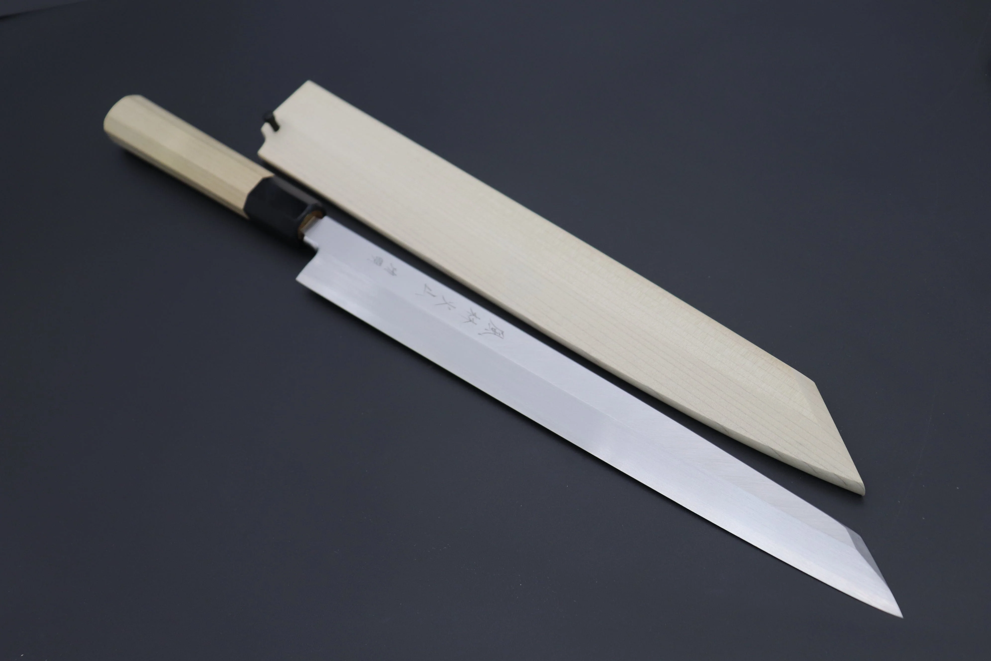 Fu-Rin-Ka-Zan Hon Kasumi Series Gingami No.3 Kiritsuke Yanagiba (270mm and 300mm) - Image 10