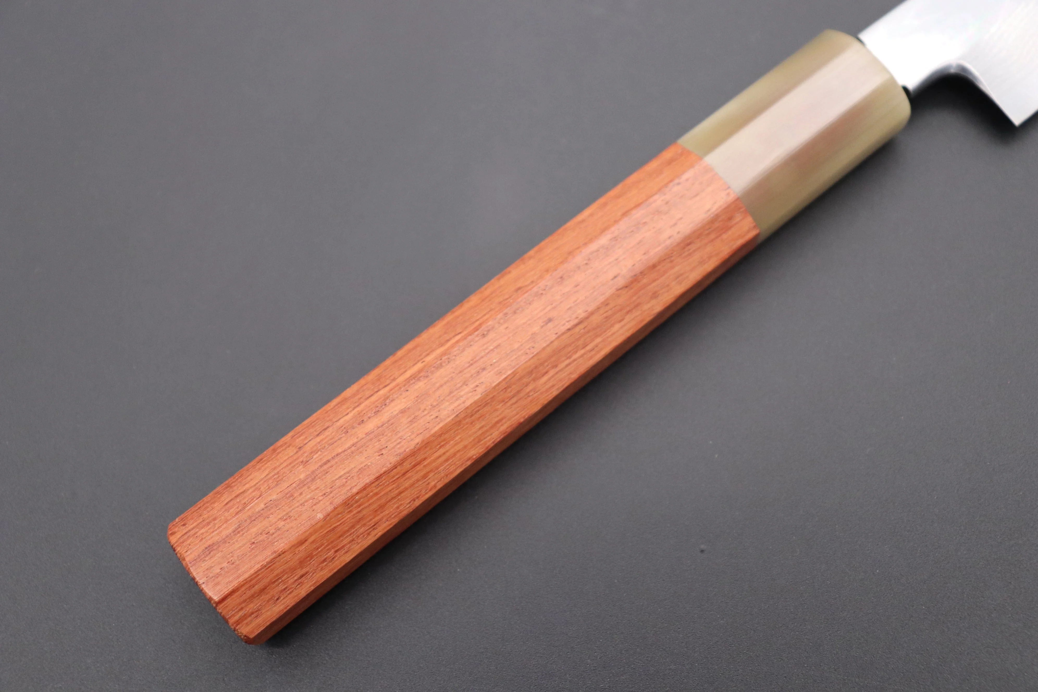 Fu-Rin-Ka-Zan Limited, Blue Steel No.1 Suminagashi FSO-B1SAQ Sakimaru Takohiki 300mm (Octagon Shaped Quincewood Handle) - Image 3