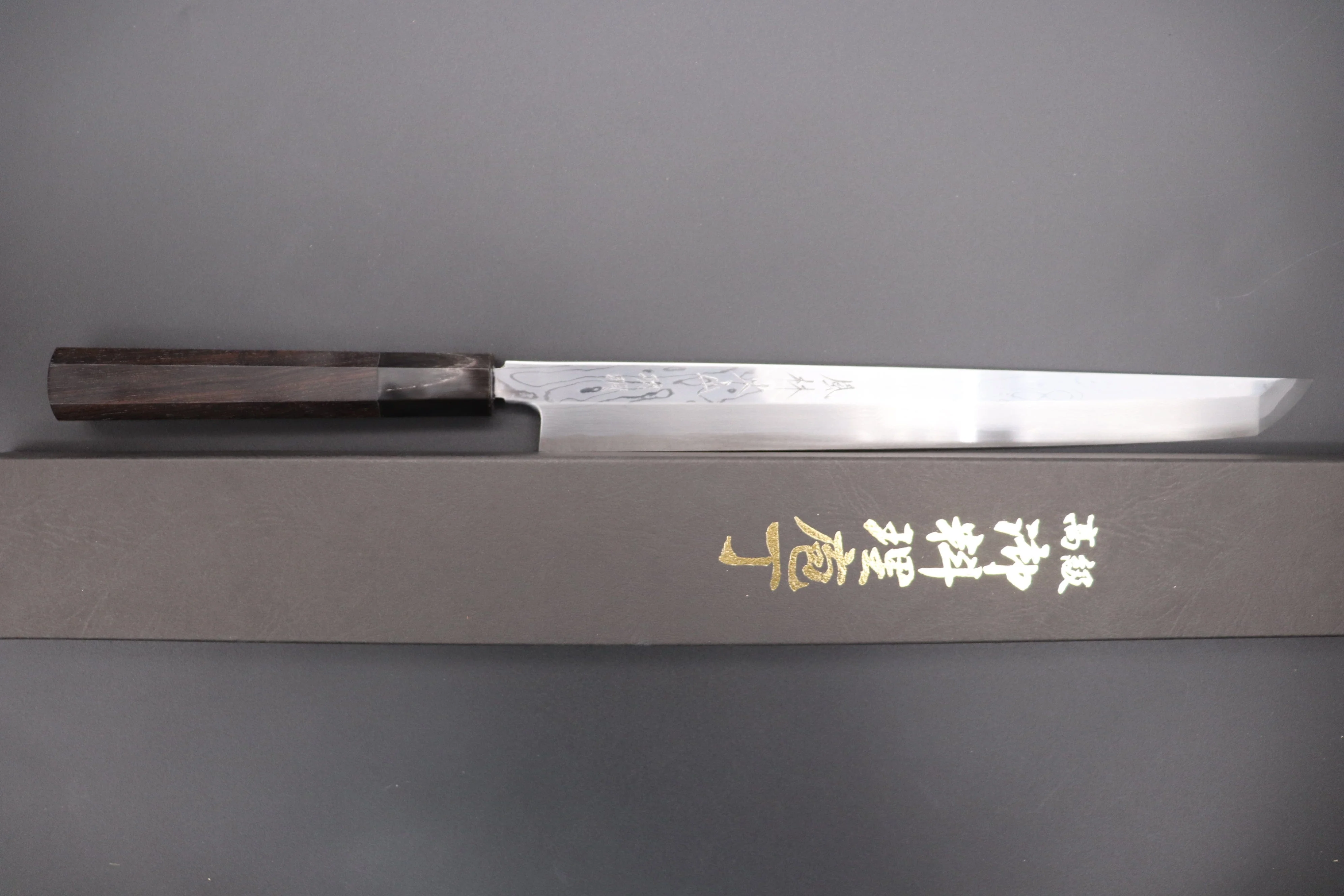 Fu-Rin-Ka-Zan Limited, FSO-13 Blue Steel No.1 Suminagashi Sakimaru Takohiki 270mm (10.6 inch) - Image 9