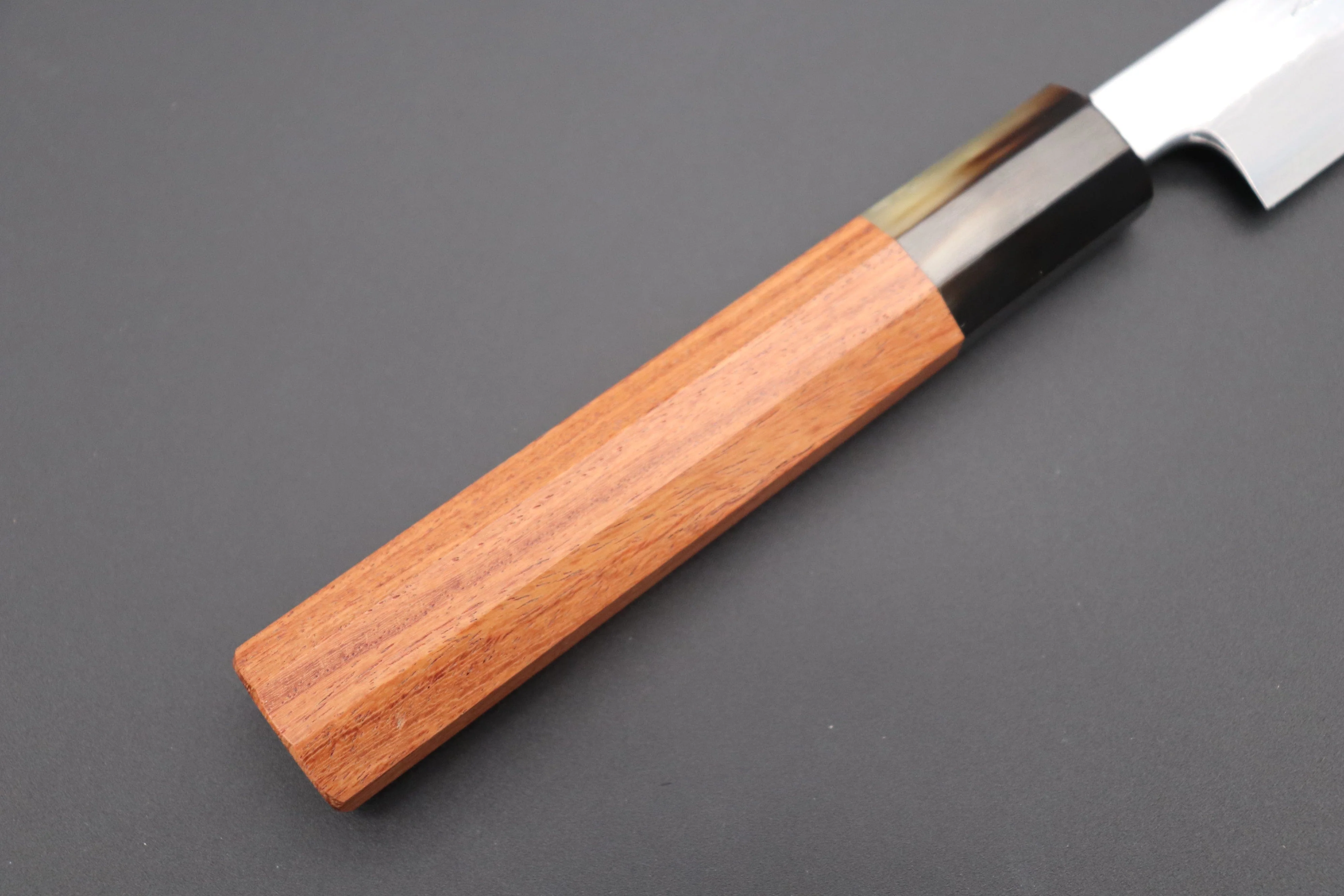 Fu-Rin-Ka-Zan Limited, FSO-13K Blue Steel No.1 Suminagashi Sakimaru Takohiki 270mm (10.6 inch, Quince Wood Handle) - Image 3