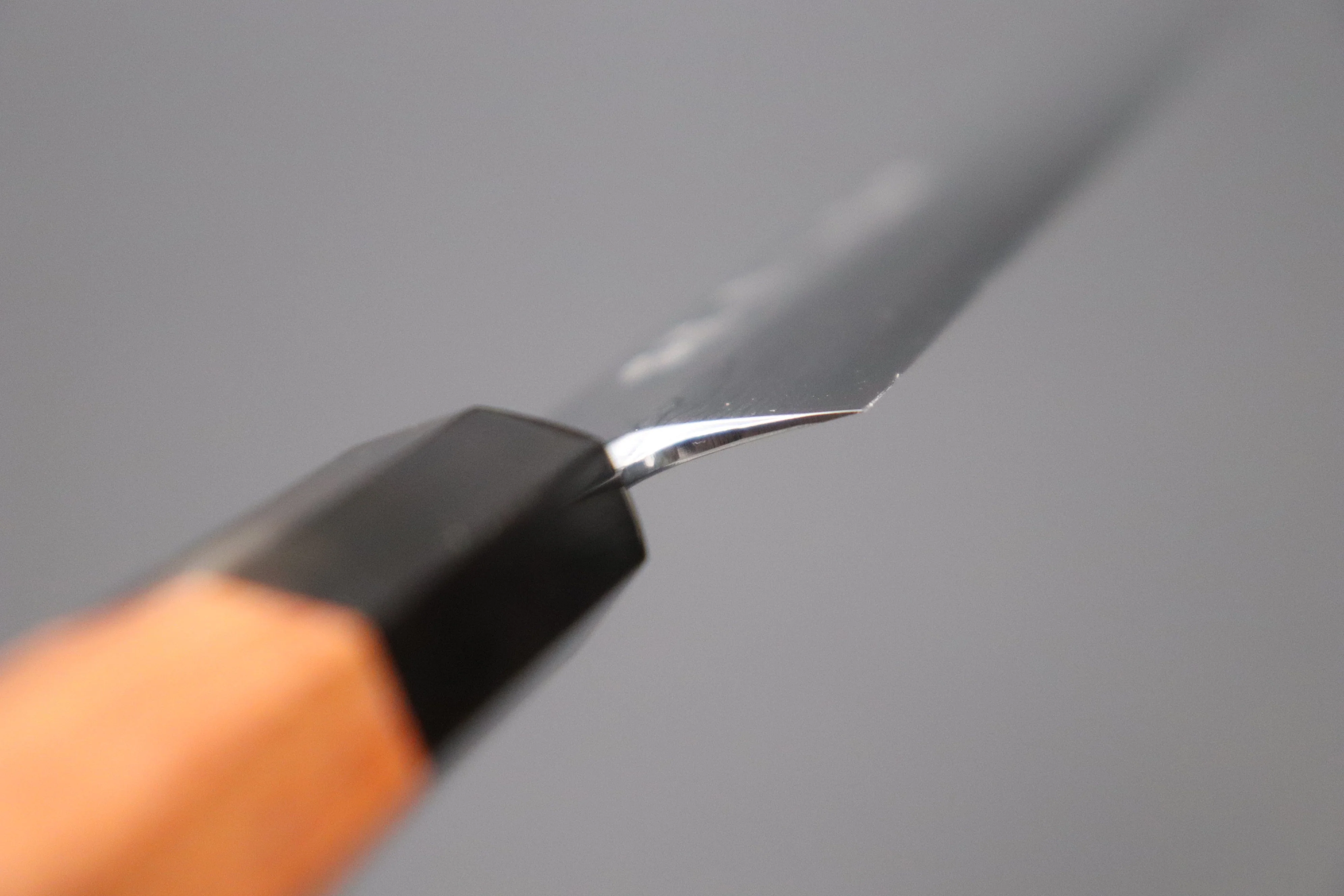 Fu-Rin-Ka-Zan Limited, FSO-13K Blue Steel No.1 Suminagashi Sakimaru Takohiki 270mm (10.6 inch, Quince Wood Handle) - Image 4
