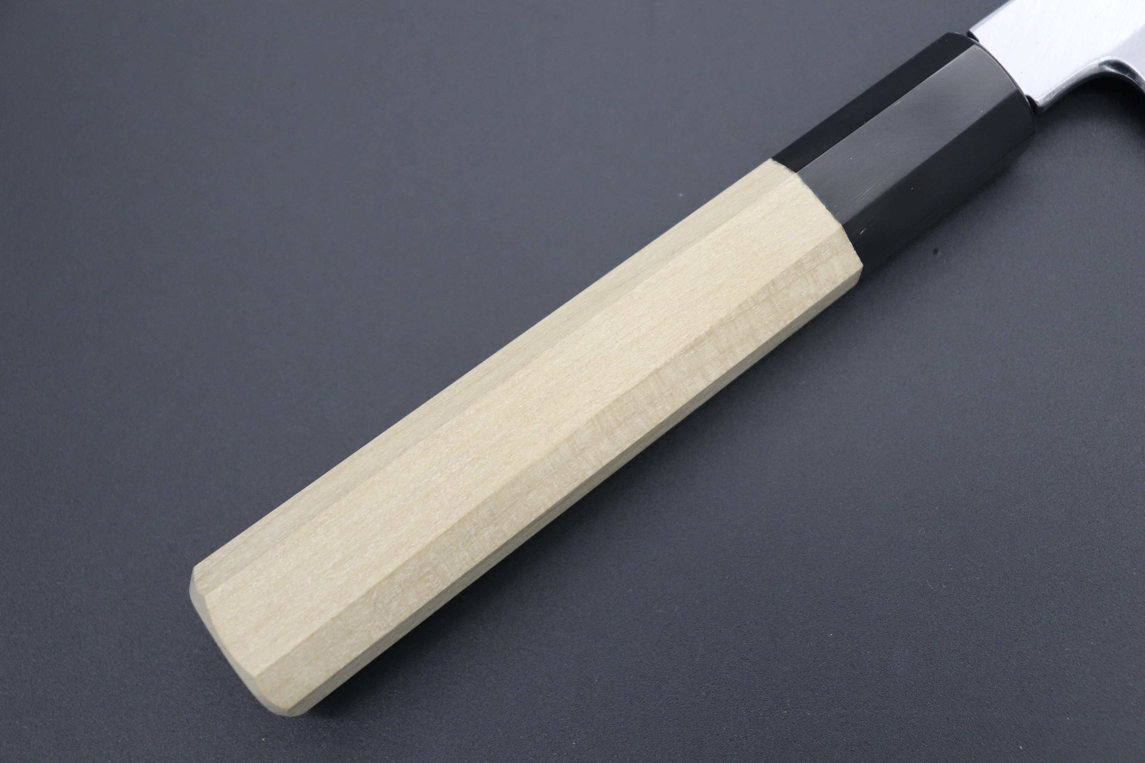 Fu-Rin-Ka-Zan Limited, (FSO-86) Hon Kasumi White Steel No.1 Kiritsuke Yanagiba 270mm(10.6 inch, Octagonal Magnolia Wood Handle) - Image 3
