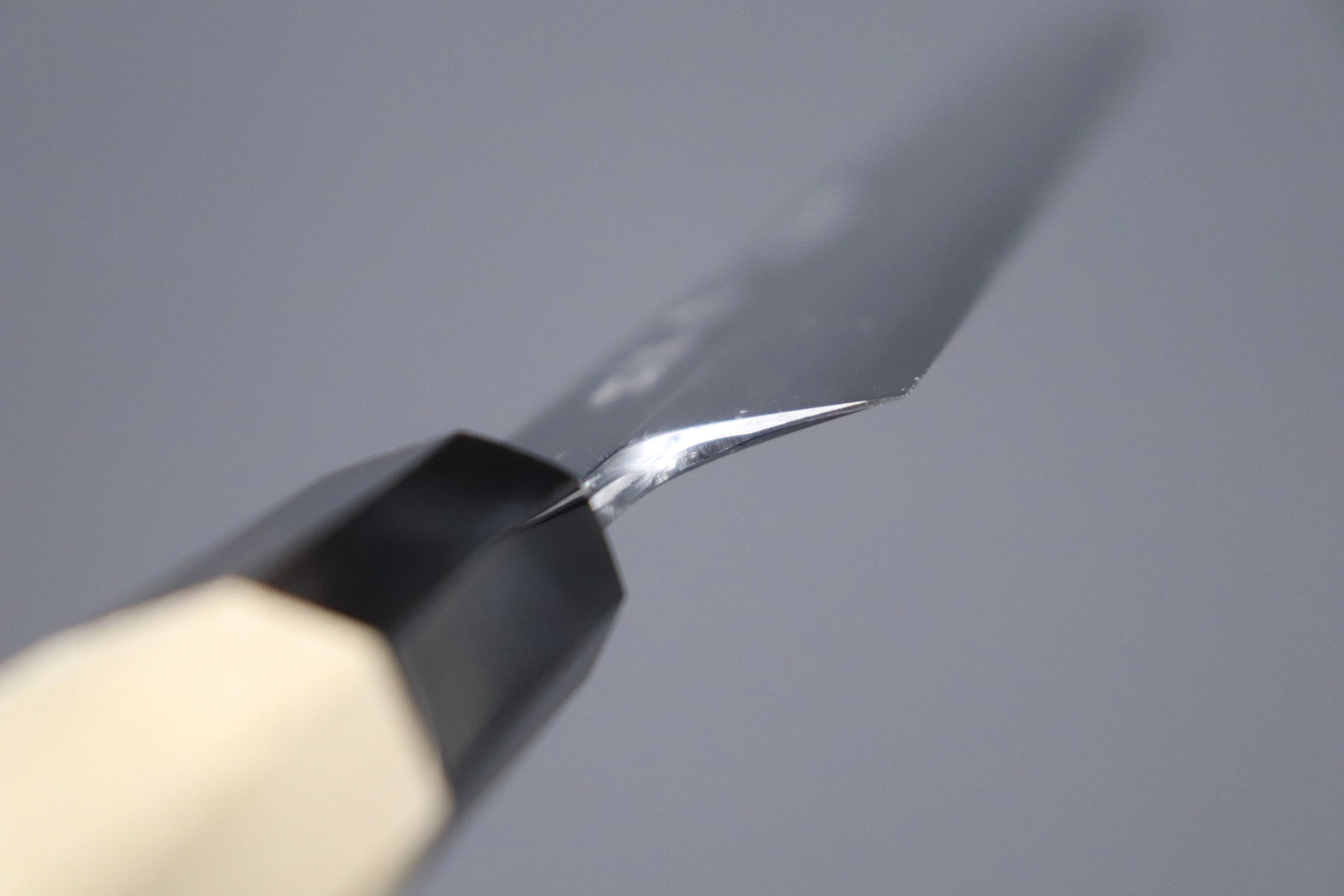 Fu-Rin-Ka-Zan Limited, (FSO-86) Hon Kasumi White Steel No.1 Kiritsuke Yanagiba 270mm(10.6 inch, Octagonal Magnolia Wood Handle) - Image 4
