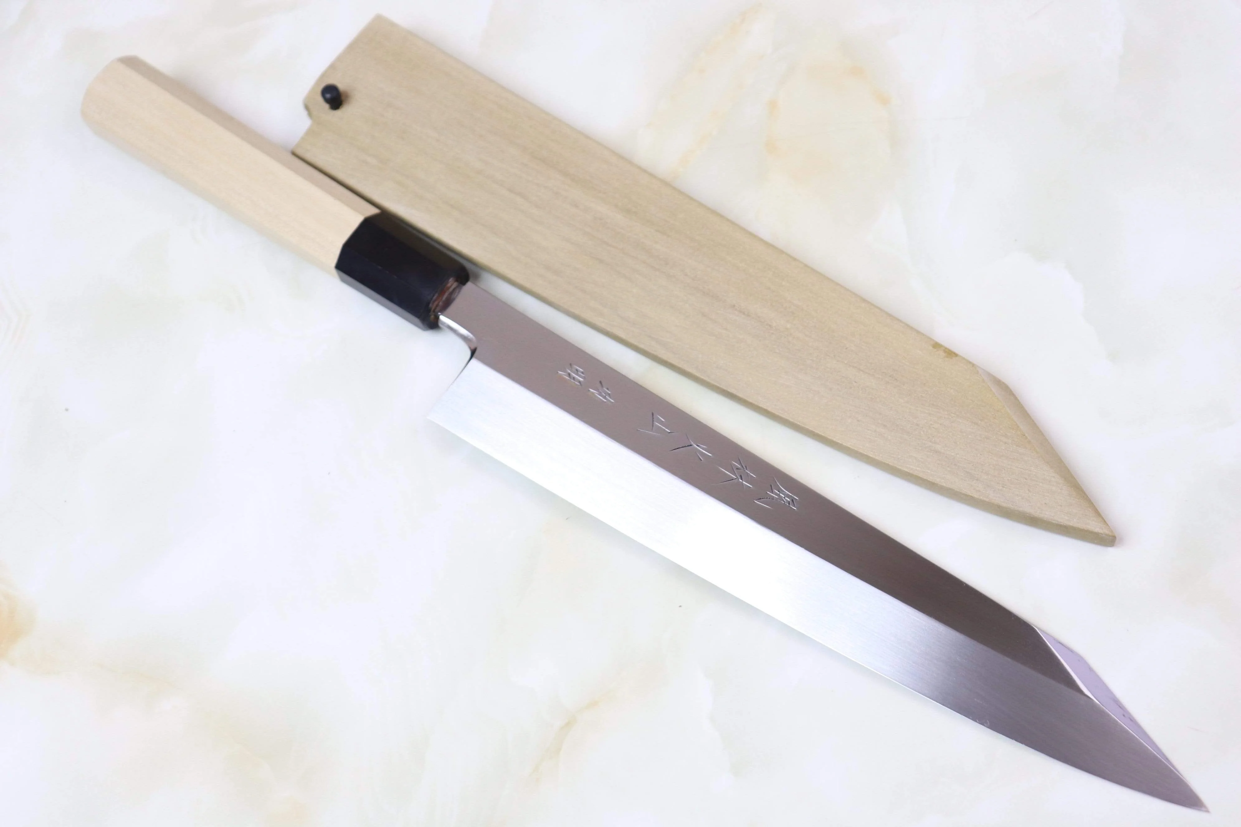Fu-Rin-Ka-Zan Limited, (FSO-12) Solid VG-10 Blade Kiritsuke 240mm (9.4inch), Perfectly Mirror Polished