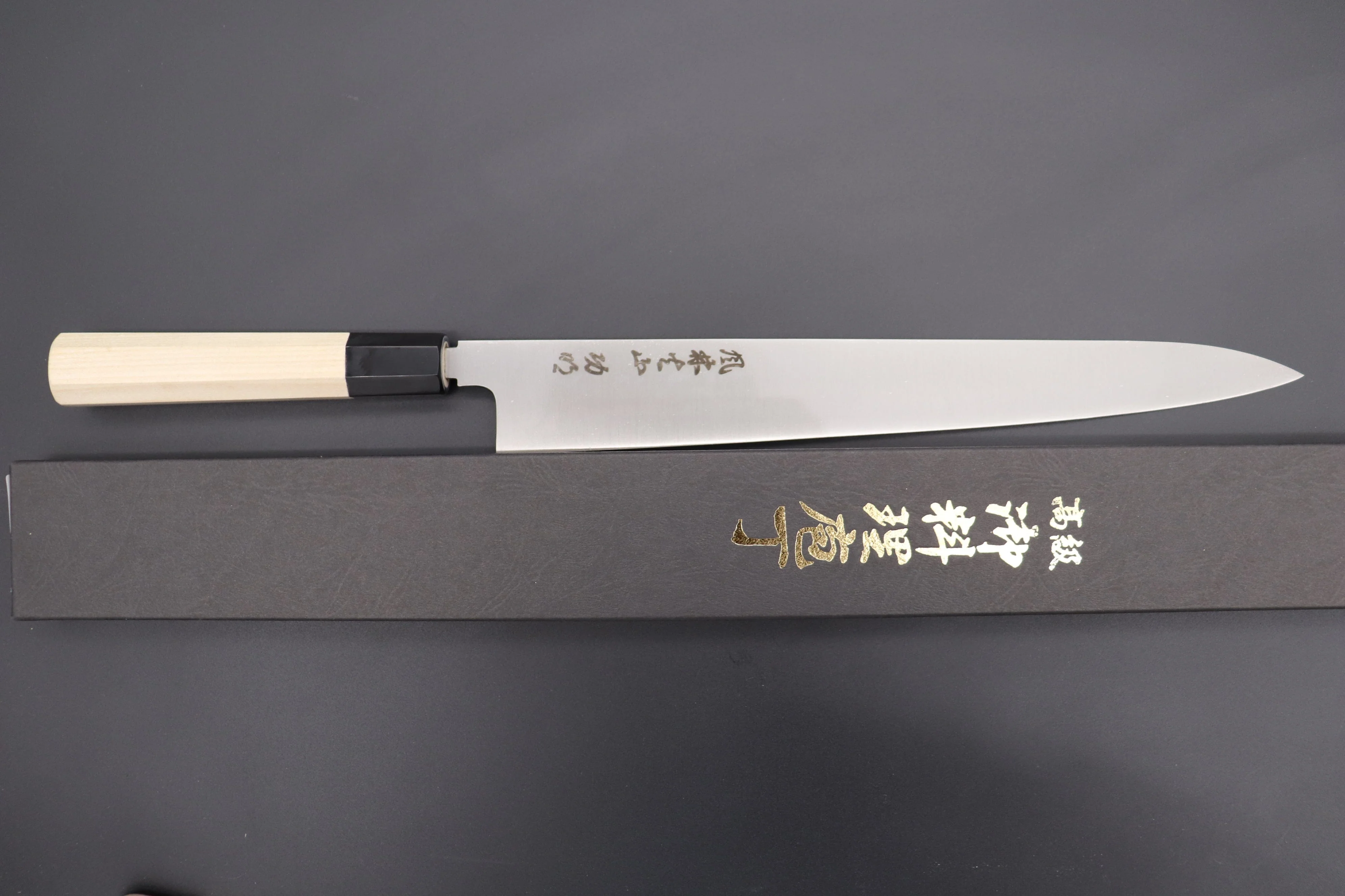 Fu-Rin-Ka-Zan Pure Sweden Stainless Steel Wa Series Wa Sujihiki (240nm to 300mm, 3 sizes) - Image 8