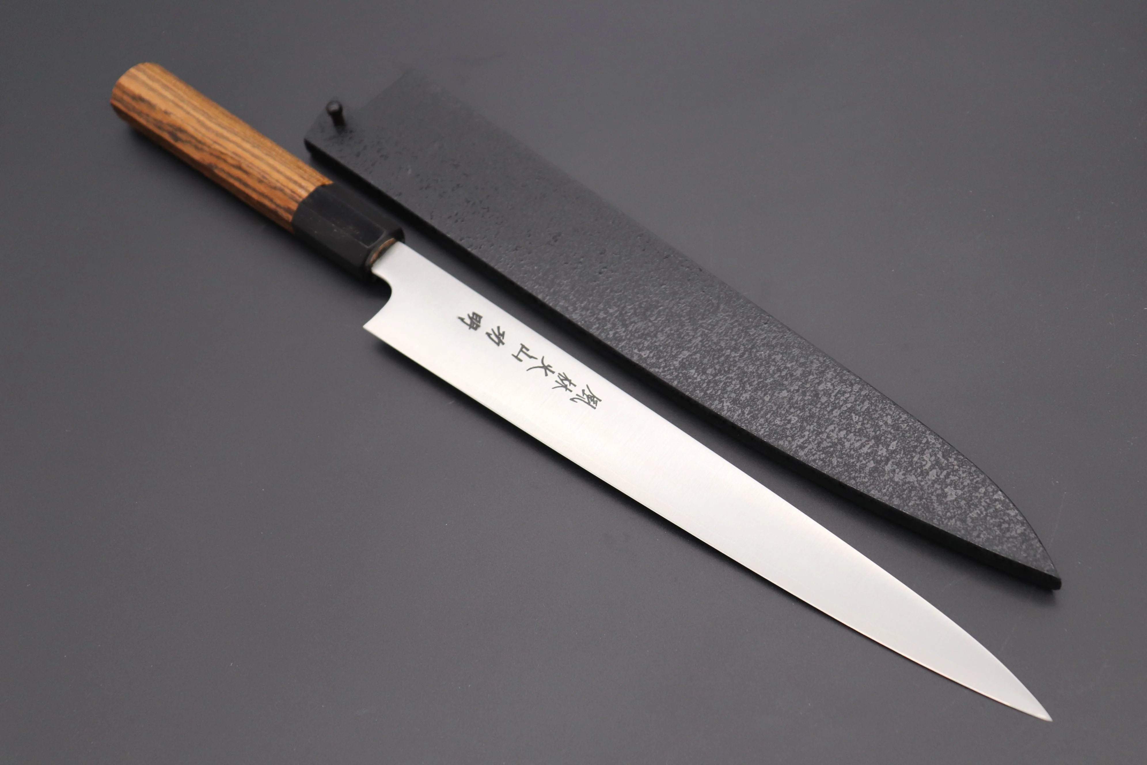 Fu-Rin-Ka-Zan R-2 Clad Wa Series Wa Sujihiki 270mm (10.6 Inch, Octagon Shaped Bocote Wood Handle)