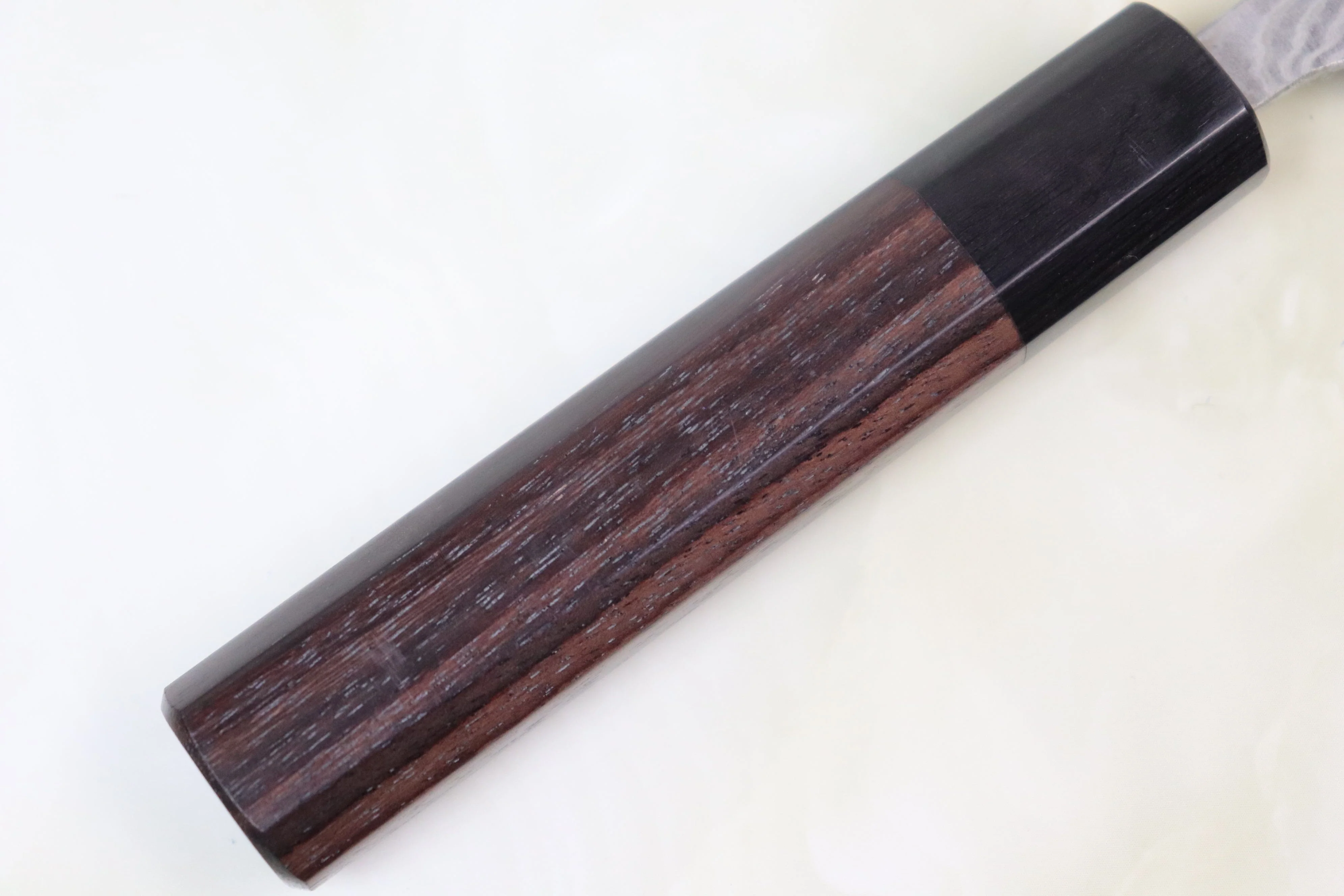 Fu-Rin-Ka-Zan R-2 Damascus Wa Series FRN-PA Wa Paring 90mm (3.5 inch, Octagon Shaped Red-Sandalwood Handle) - Image 3