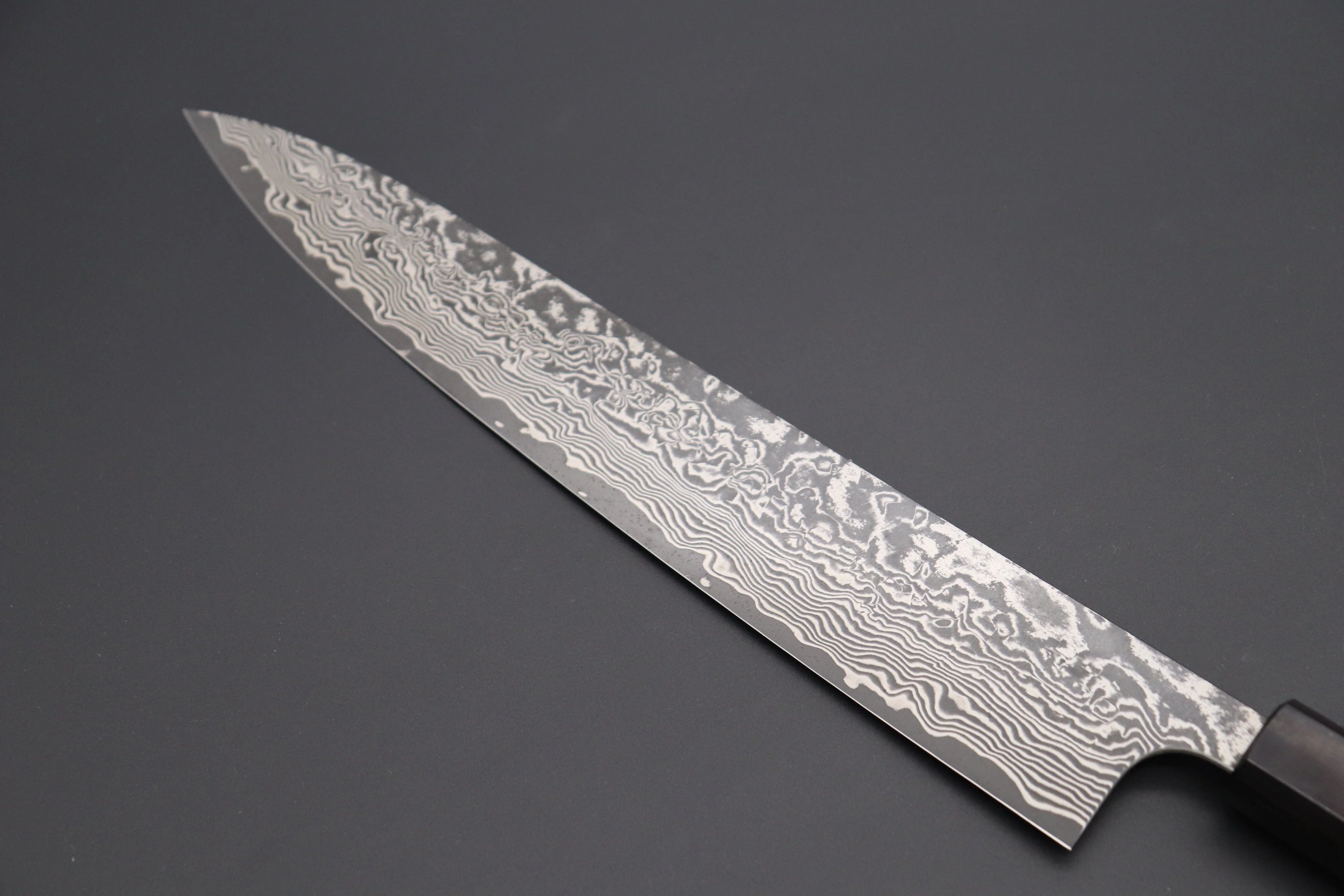 Fu-Rin-Ka-Zan R-2 Damascus Wa Series FRN-8 Wa Sujihiki 270mm (10.6 inch, Octagon Shaped Red-Sandalwood Handle) - Image 6