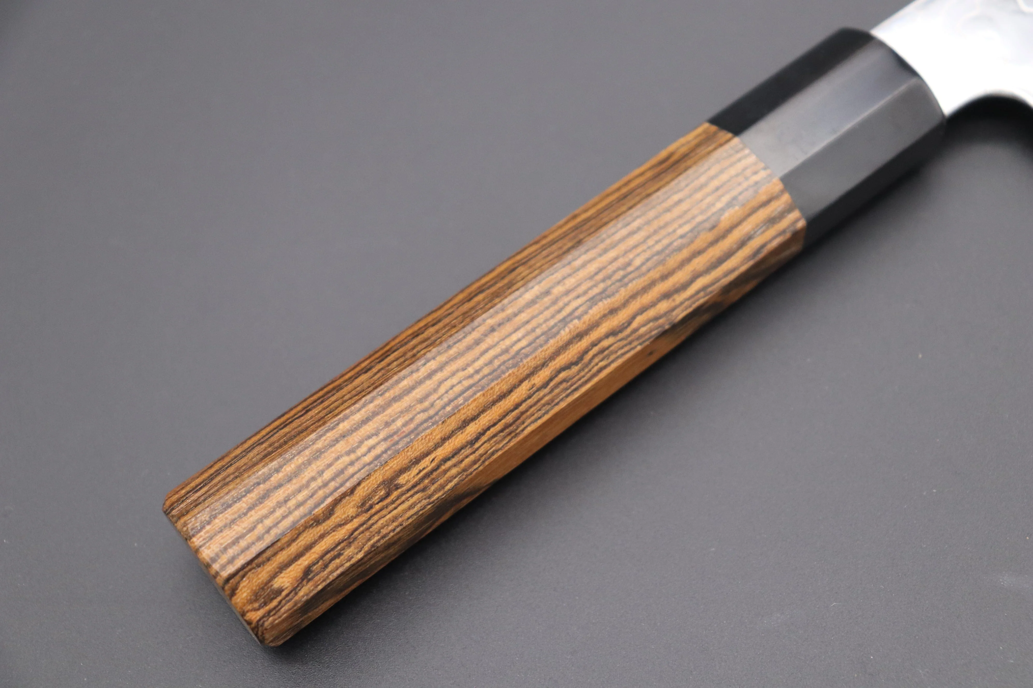Fu-Rin-Ka-Zan R-2 Damascus Wa Series Wa Gyuto (240mm to 270mm, 2 sizes, Octagonal Bocote Wood Handle) - Image 3
