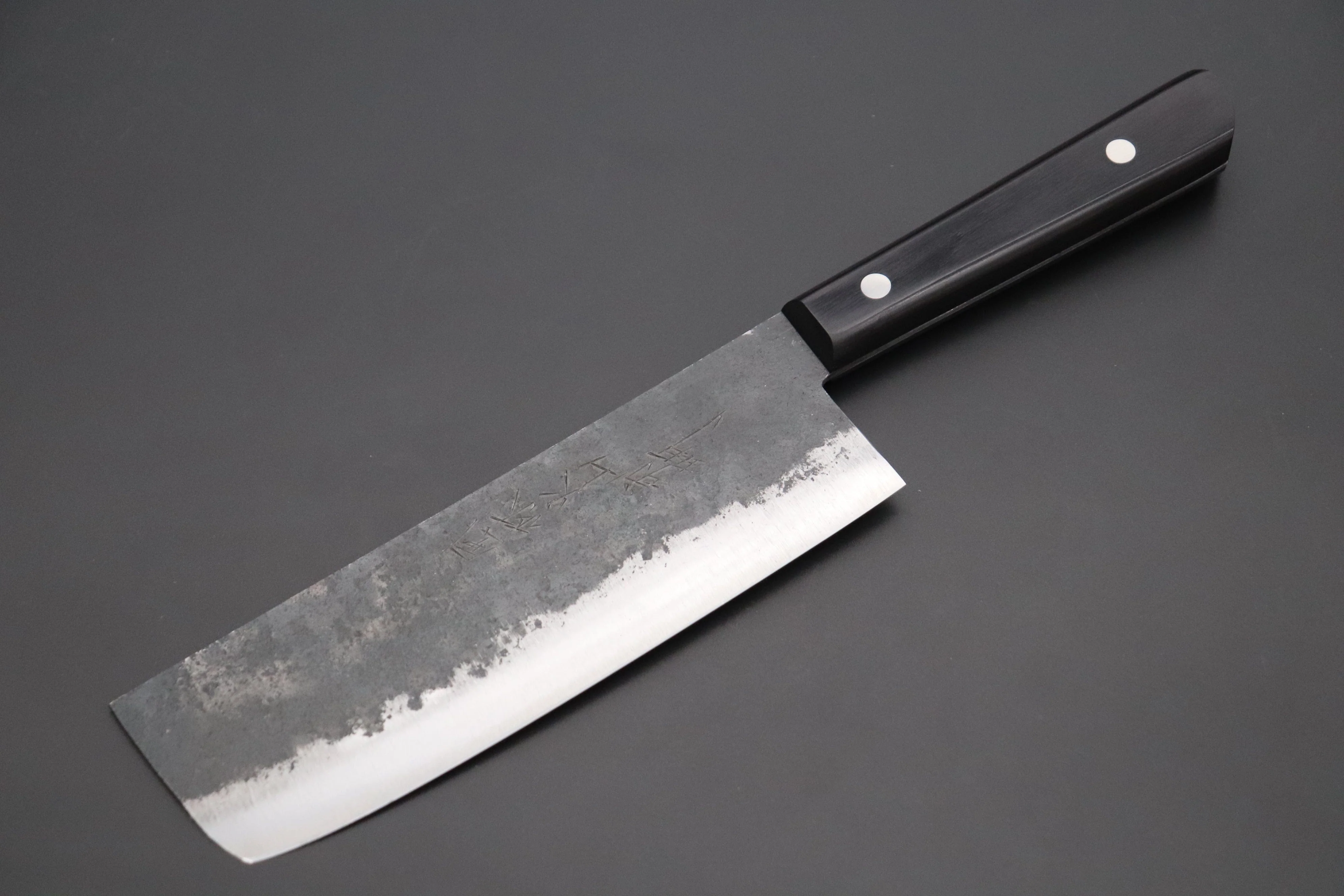 Fu-Rin-Ka-Zan White Steel No.1 Kurouchi Series FRBW1-4 Nakiri 165mm (6.4 inch)