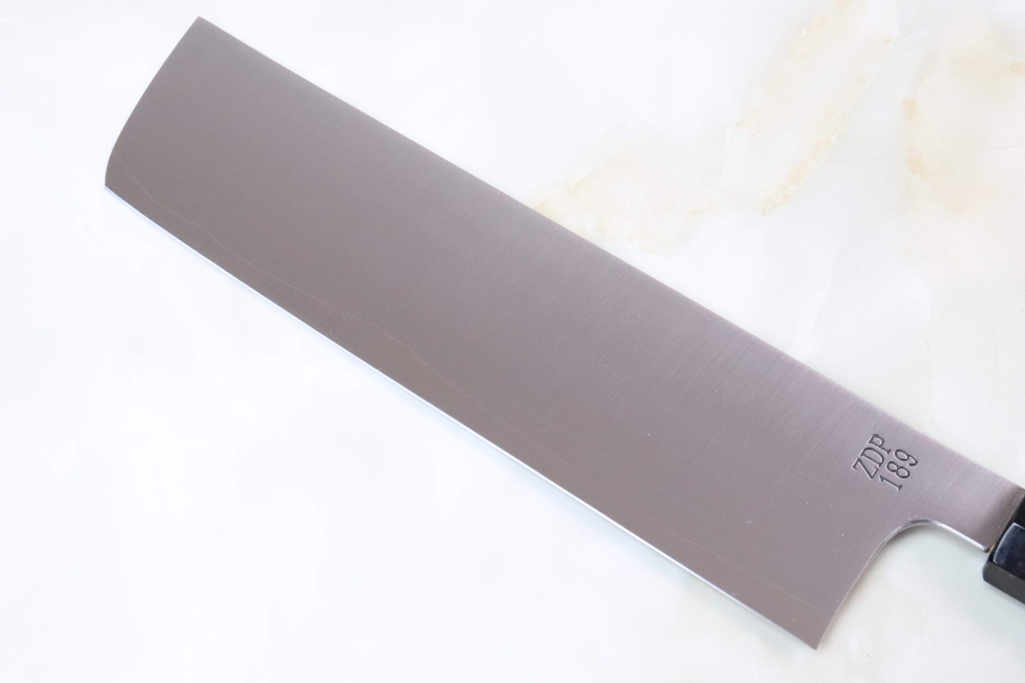 Fu-Rin-Ka-Zan ZDP-189 Wa Series FZDP-10B Nakiri 180mm (7 inch, Octagon Shaped Bocote Wooden Handle) - Image 5