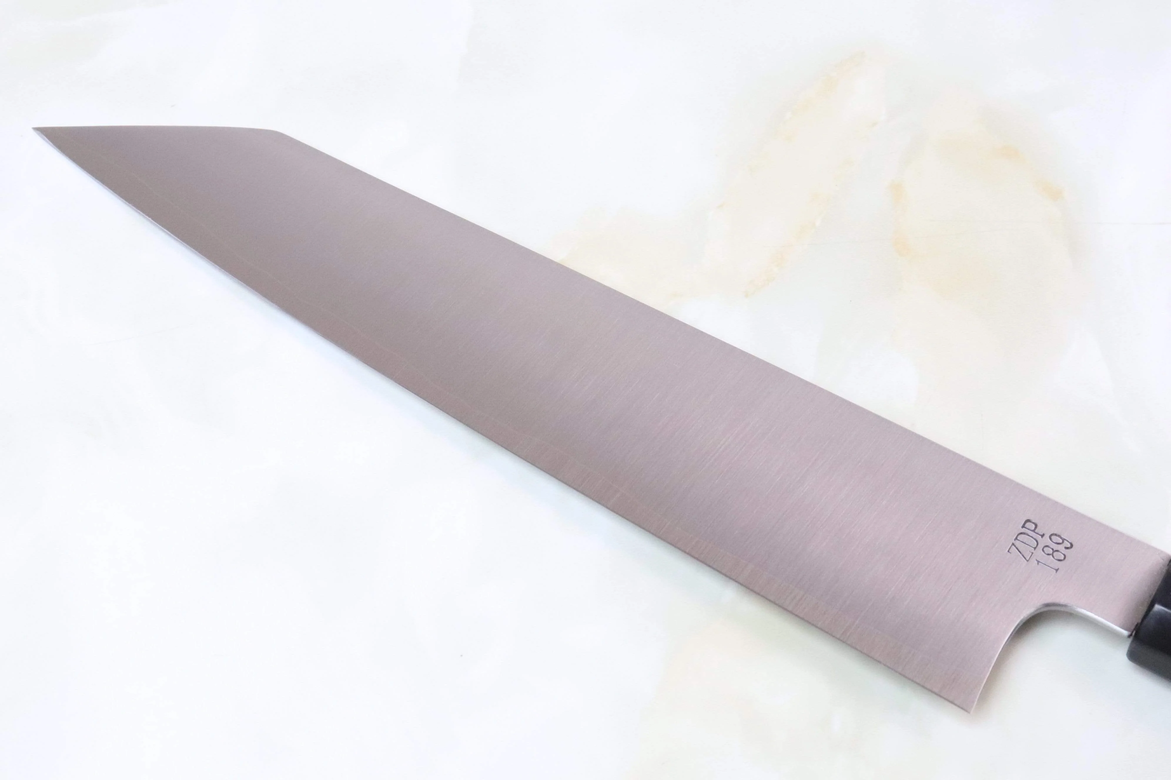 Fu-Rin-Ka-Zan ZDP-189 Wa Series Kiritsuke (210mm to 270mm, 3 sizes, Octagon Shaped Magnolia Wooden Handle) - Image 5