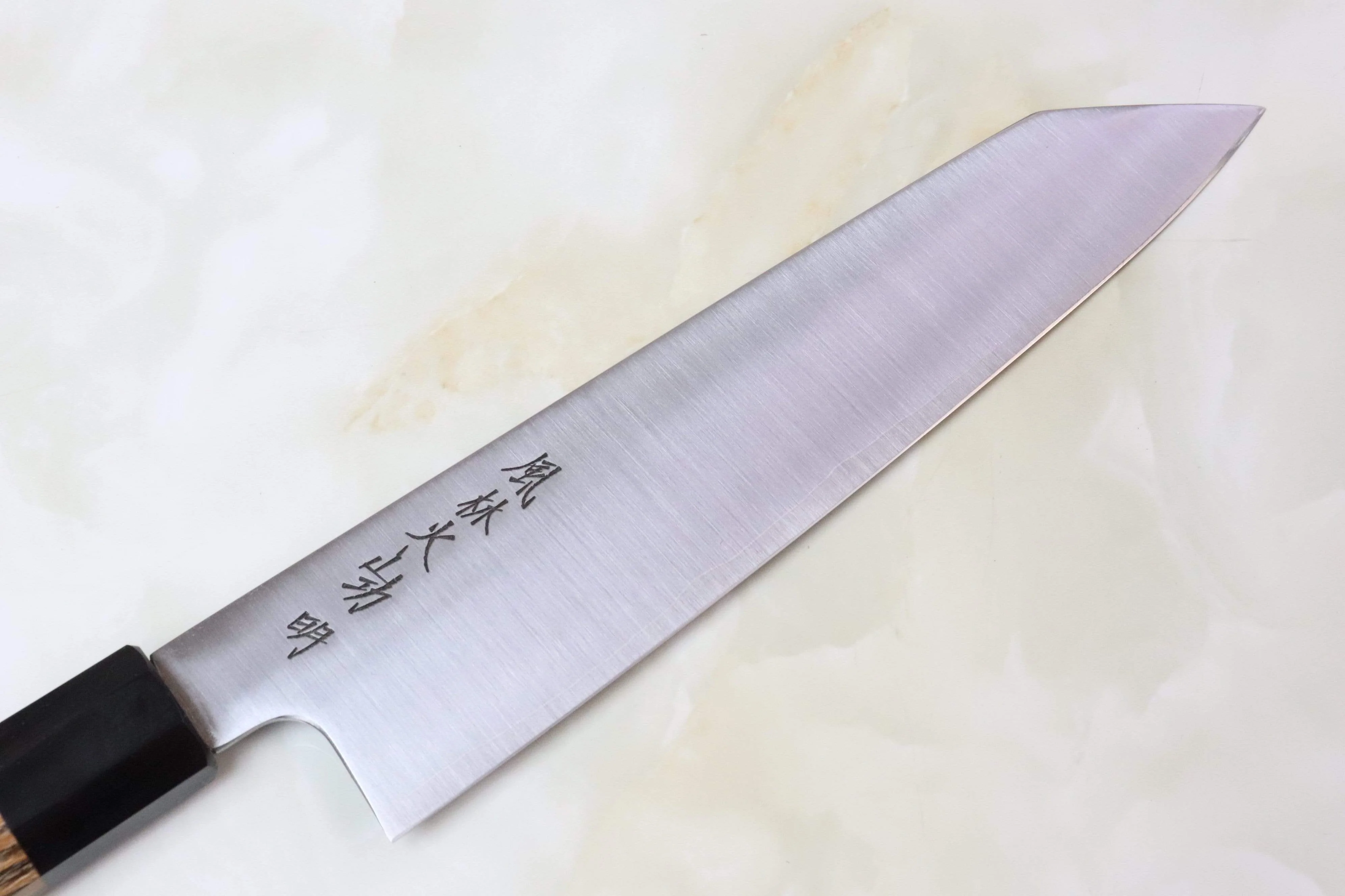 Fu-Rin-Ka-Zan ZDP-189 Wa Series Kiritsuke (210mm to 270mm, 3 sizes, Octagon Shaped Bocote Wooden Handle) - Image 2