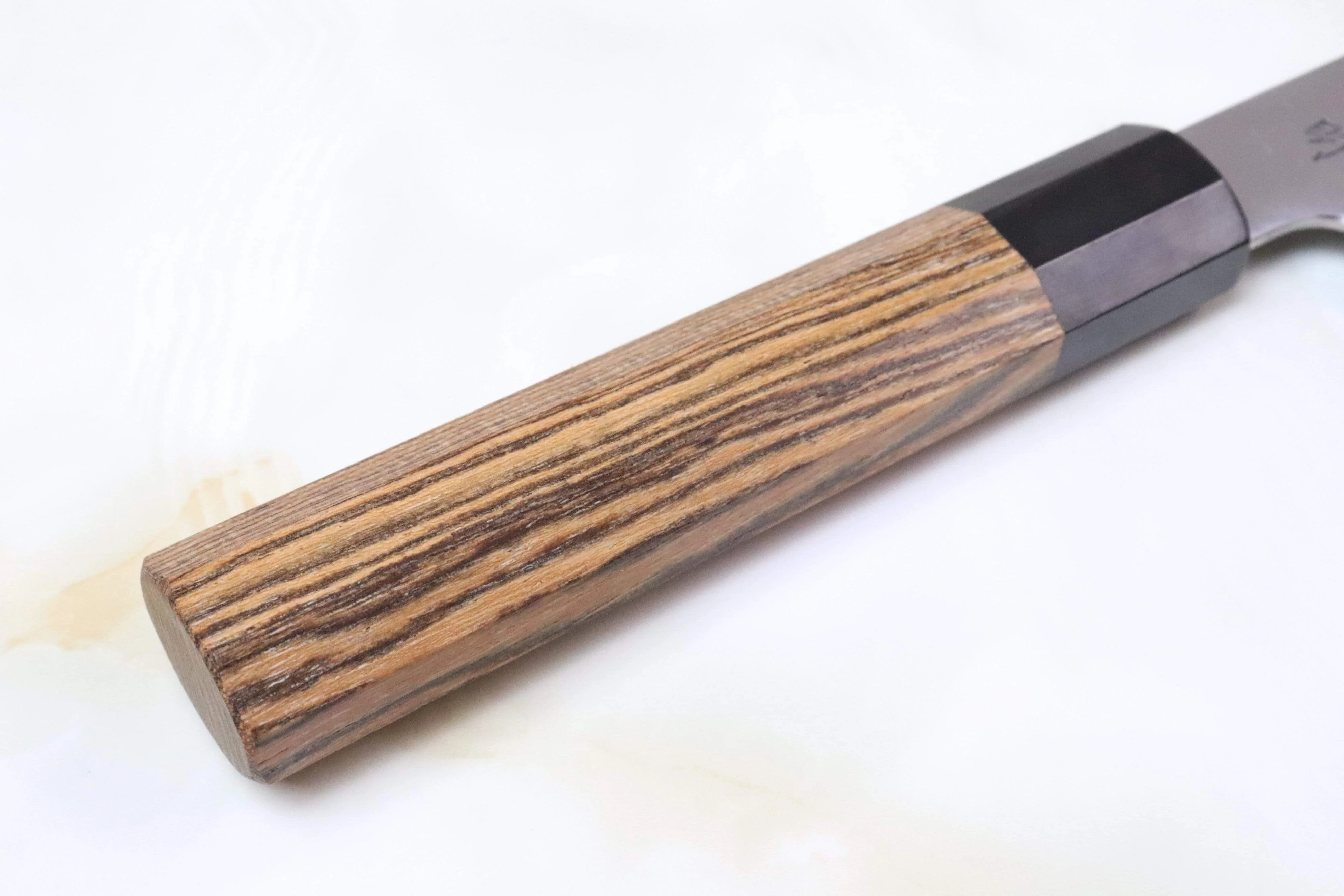 Fu-Rin-Ka-Zan ZDP-189 Wa Series Kiritsuke (210mm to 270mm, 3 sizes, Octagon Shaped Bocote Wooden Handle) - Image 3