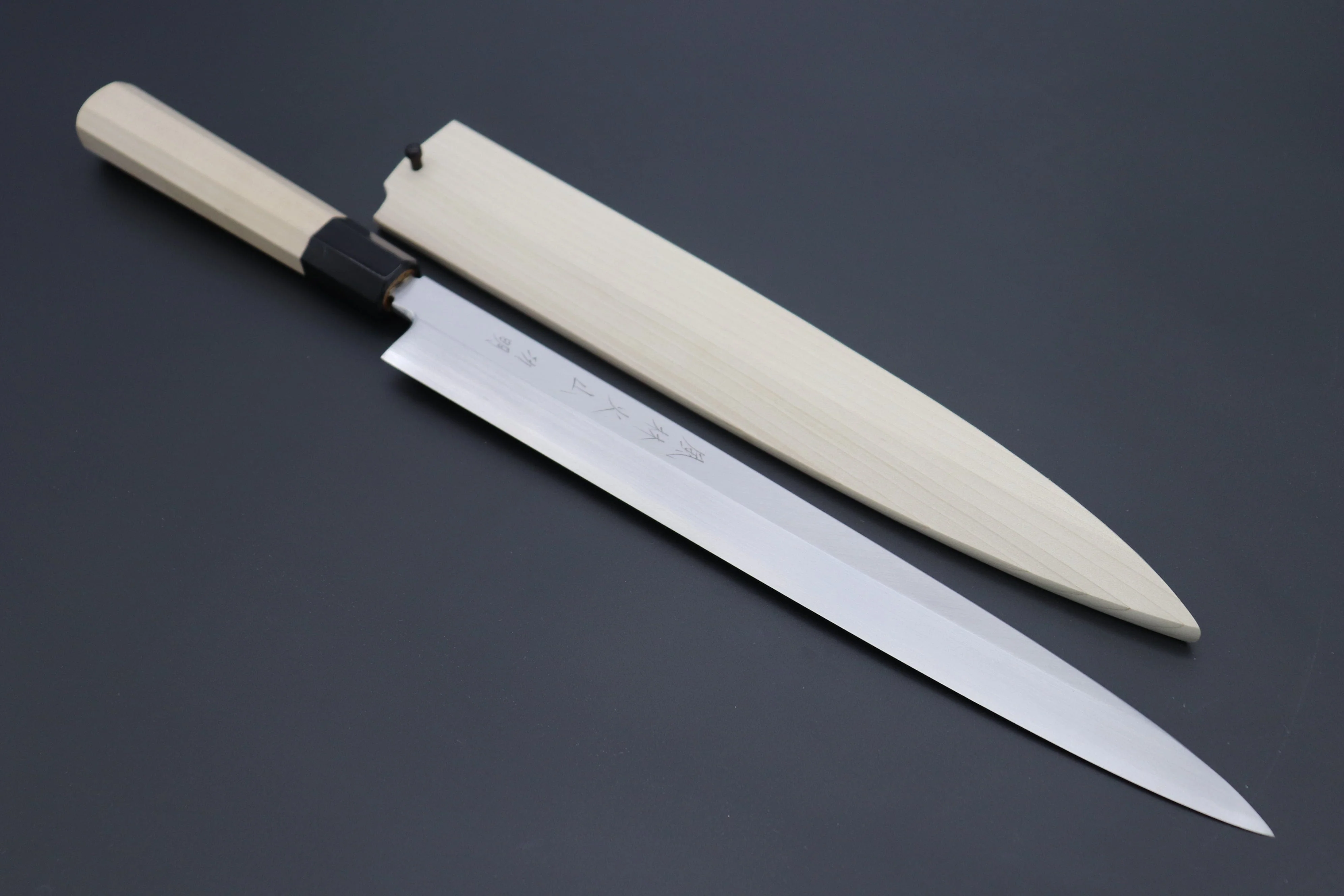 Fu-Rin-Ka-Zan Hon Kasumi Series Gingami No.3 Yanagiba (240m to 300mm, 3 sizes) - Image 11