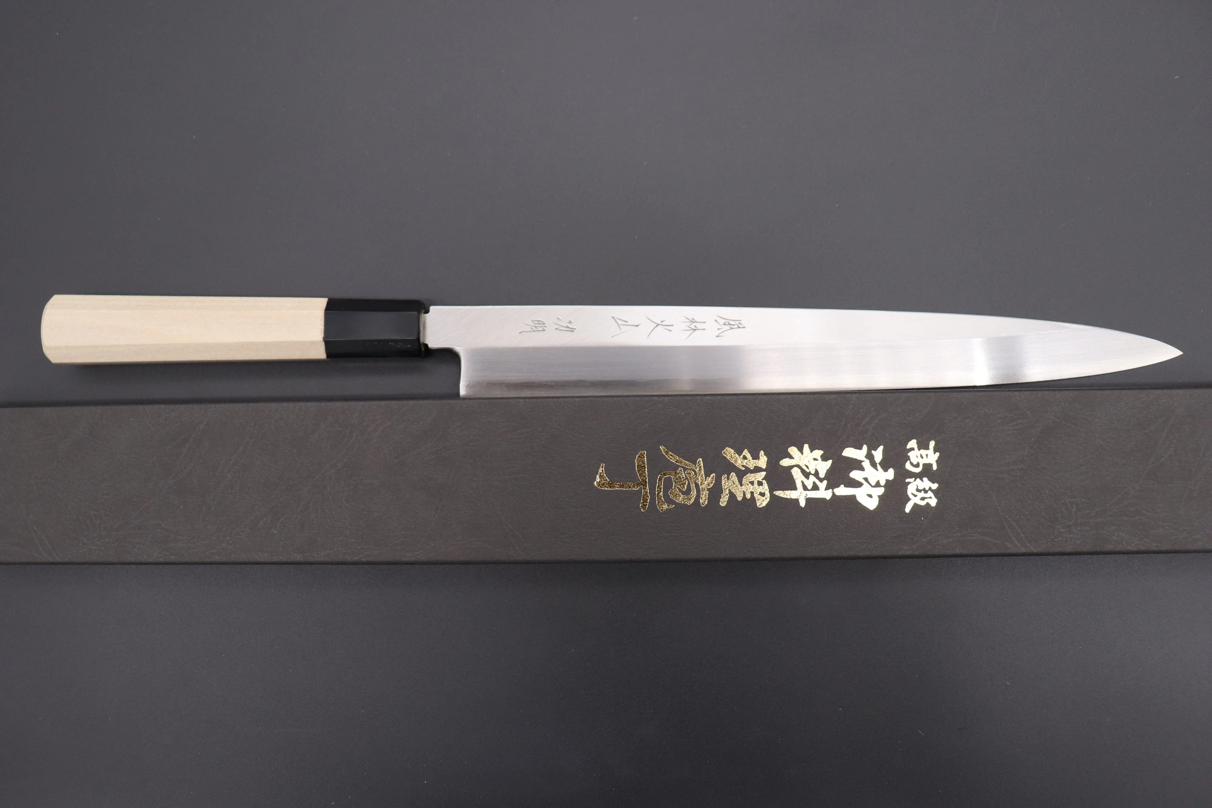 Fu-Rin-Ka-Zan Hon Kasumi Series Gingami No.3 Yanagiba (240m to 300mm, 3 sizes) - Image 9