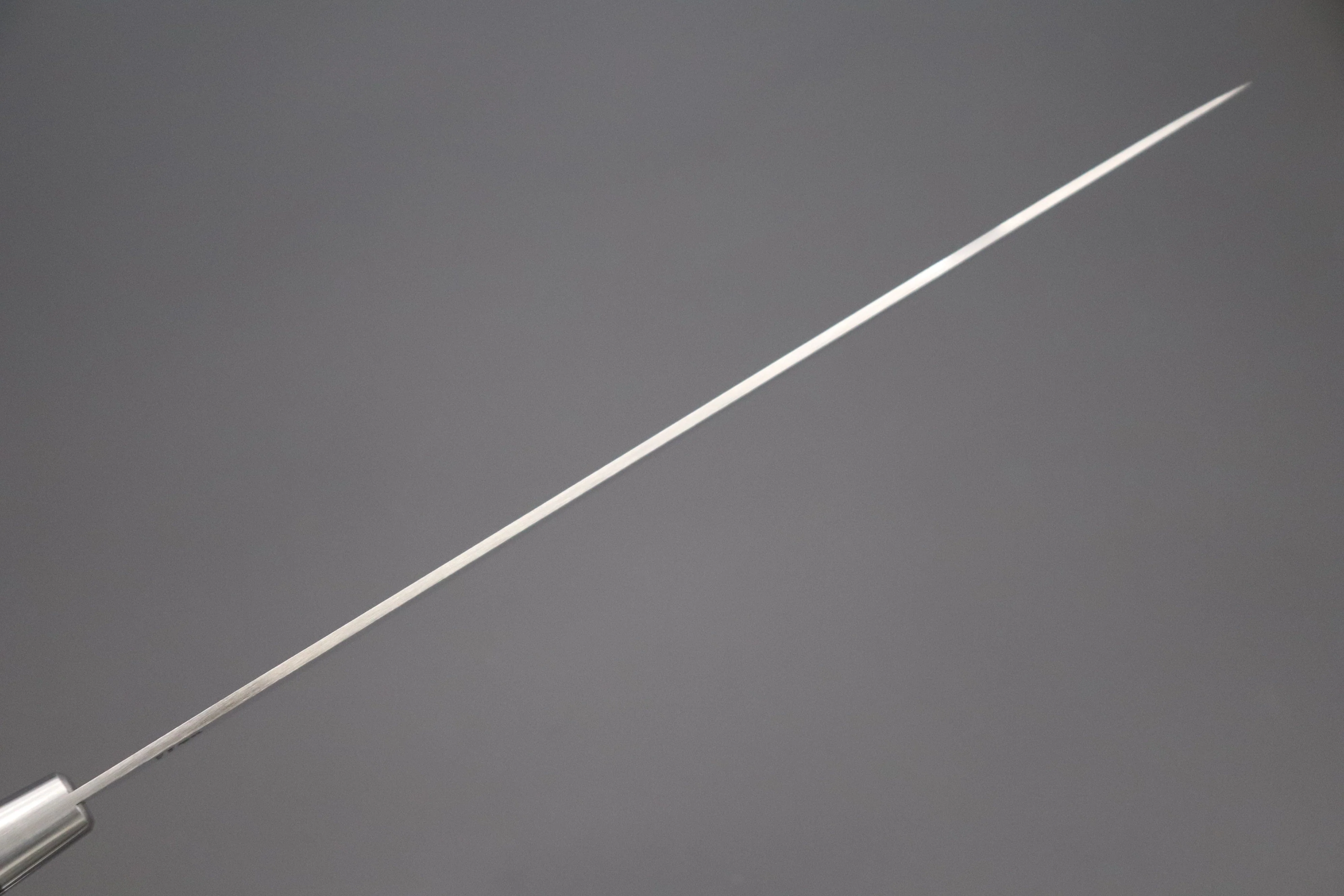 Hattori FH Solid VG-10 Series Limited Edition Sujihiki (230mm and 300mm, 3 sizes, "Black Space" Corian® Handle) - Image 5