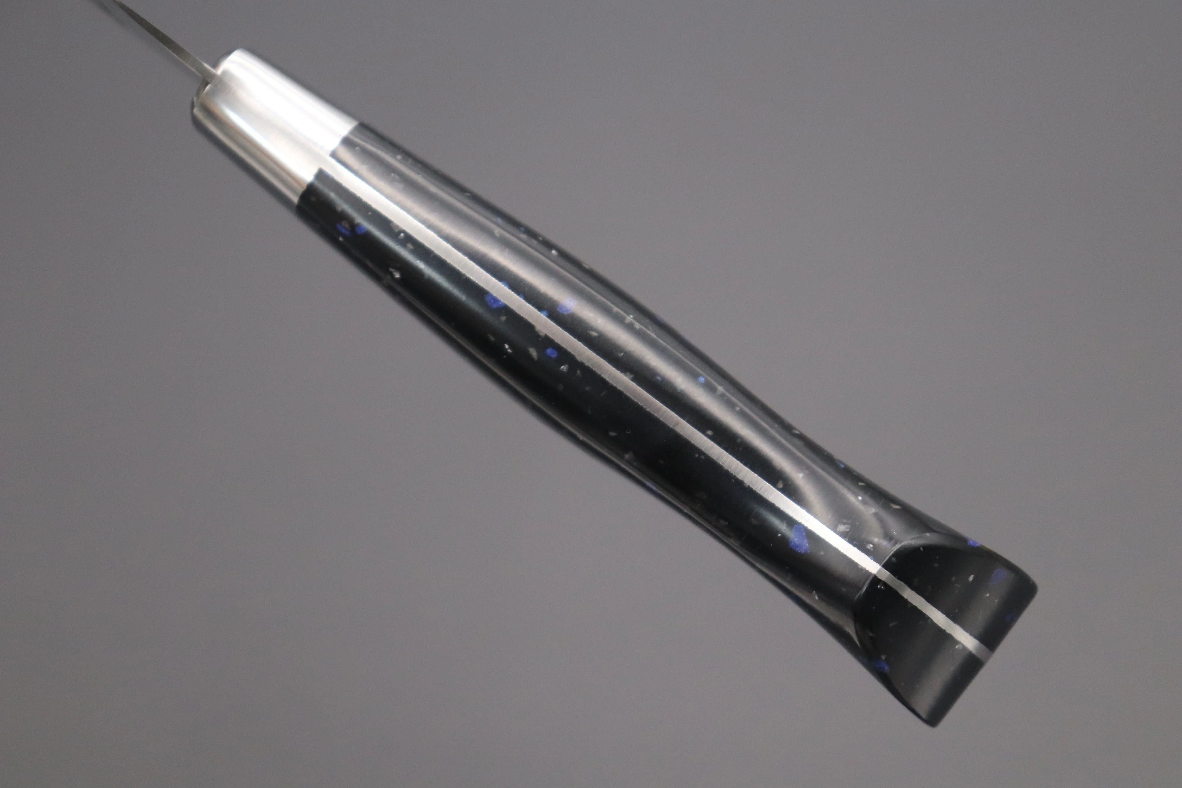 Hattori FH Solid VG-10 Series Limited Edition Sujihiki (230mm and 300mm, 3 sizes, "Black Space" Corian® Handle) - Image 7
