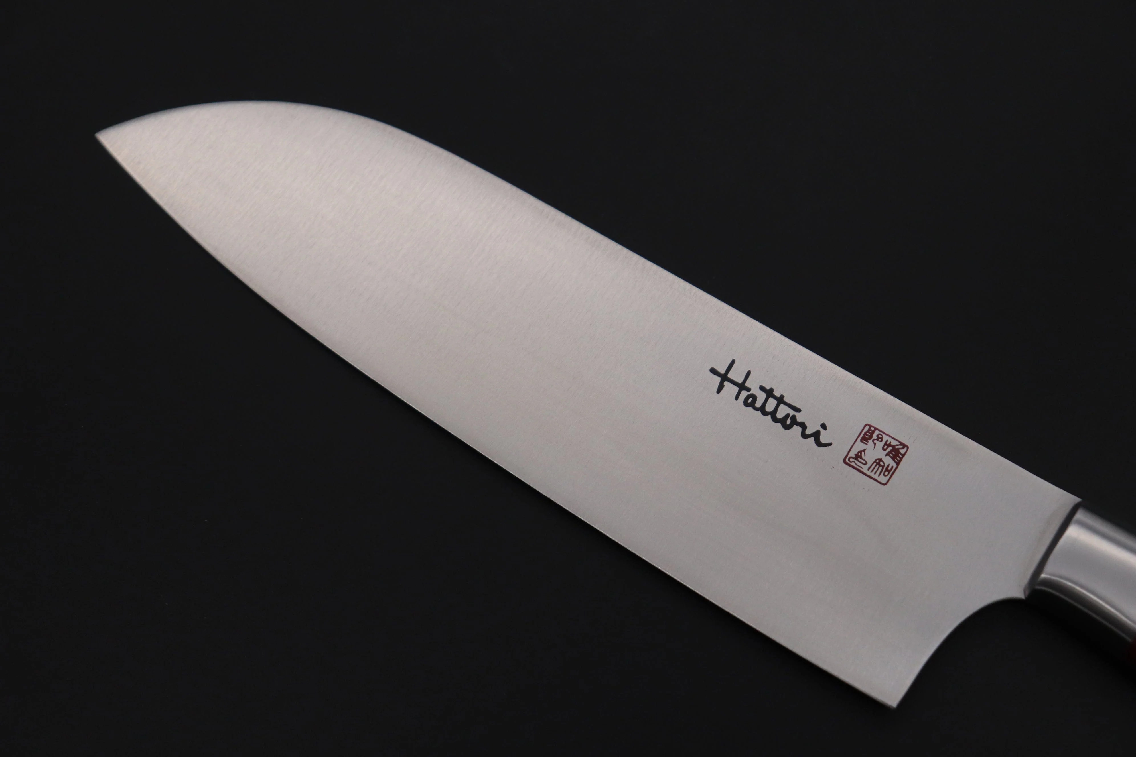 Hattori Forums Custom Limited Edition, FH Solid VG-10 Series FH-4SPSO Santoku 170mm (6.6 Inch, Spiny Oyster Gem composite Stone Handle) - Image 2