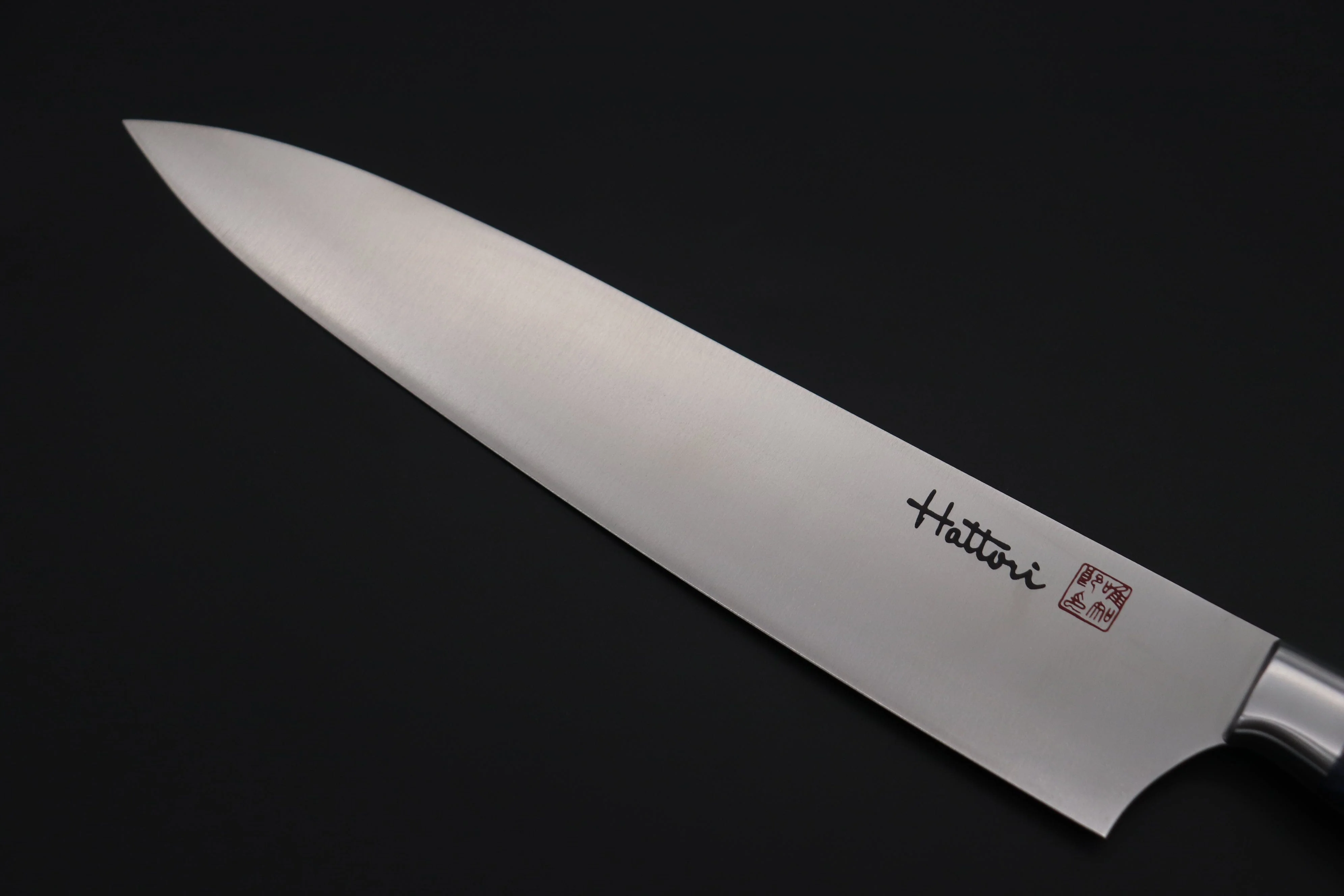 Hattori Forums Custom Limited Edition FH Solid VG-10 Series FH-7SPBLUE Gyuto 240mm (9.4 Inch, Blue Color Stabilized Box Elder Wood Handle) - Image 2