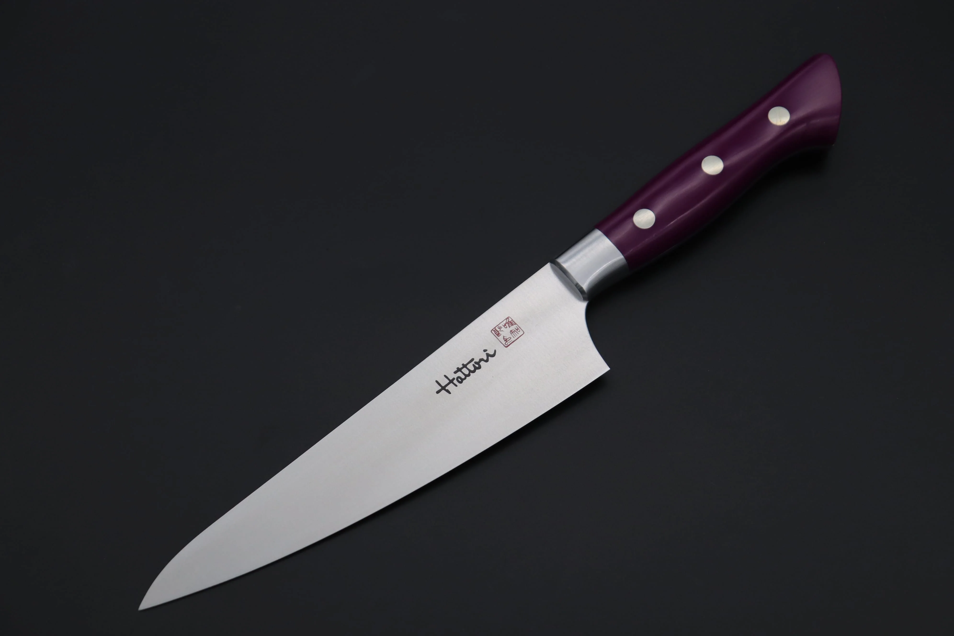 Hattori Forums Custom Limited Edition, FH Solid VG-10 Series FH-5SPSM Boning Knife 160mm (6.2inch, Sugarite Malachite Gem-Composite Stone Handle)