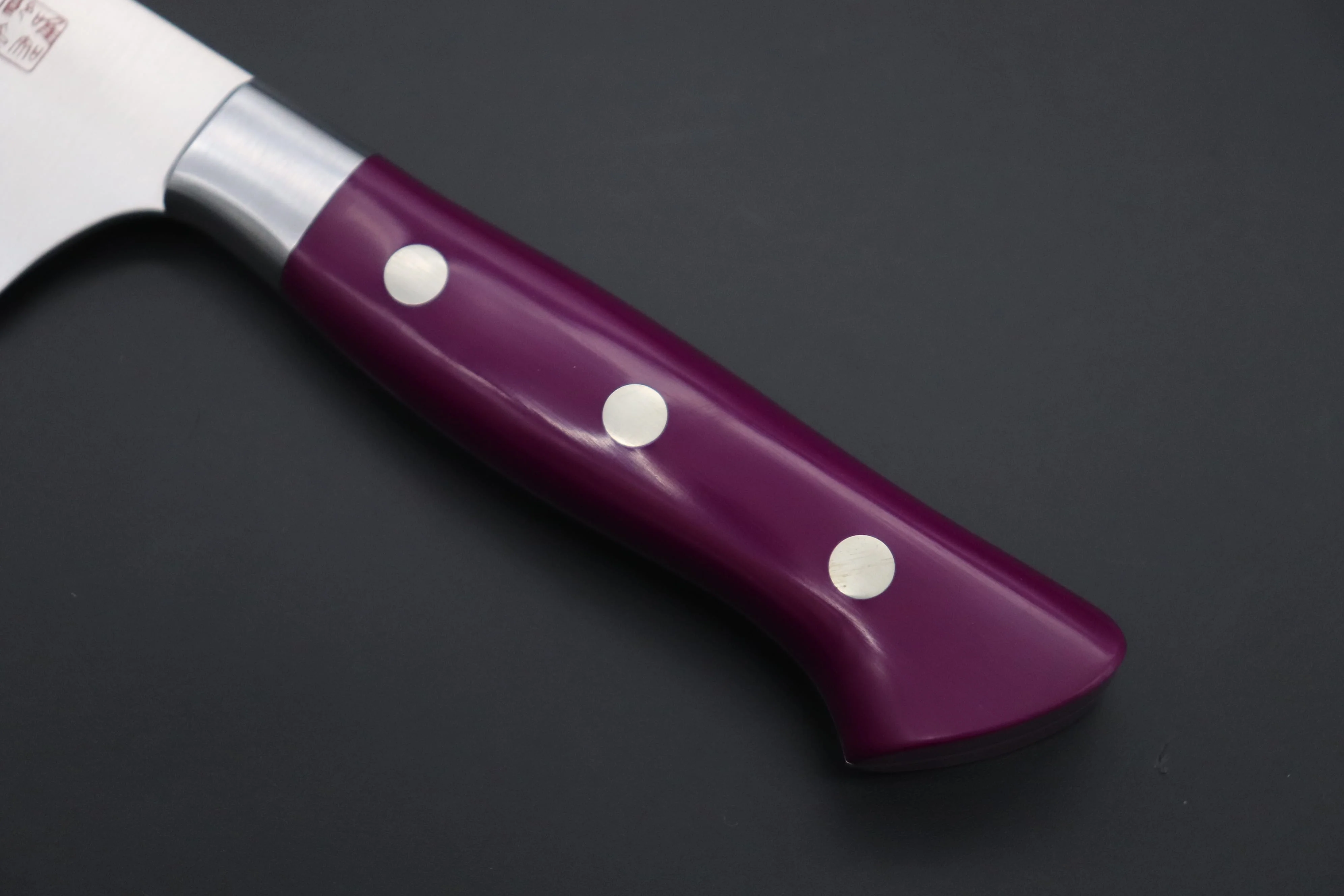 Hattori Forums Custom Limited Edition, FH Solid VG-10 Series FH-5SPSM Boning Knife 160mm (6.2inch, Sugarite Malachite Gem-Composite Stone Handle) - Image 3