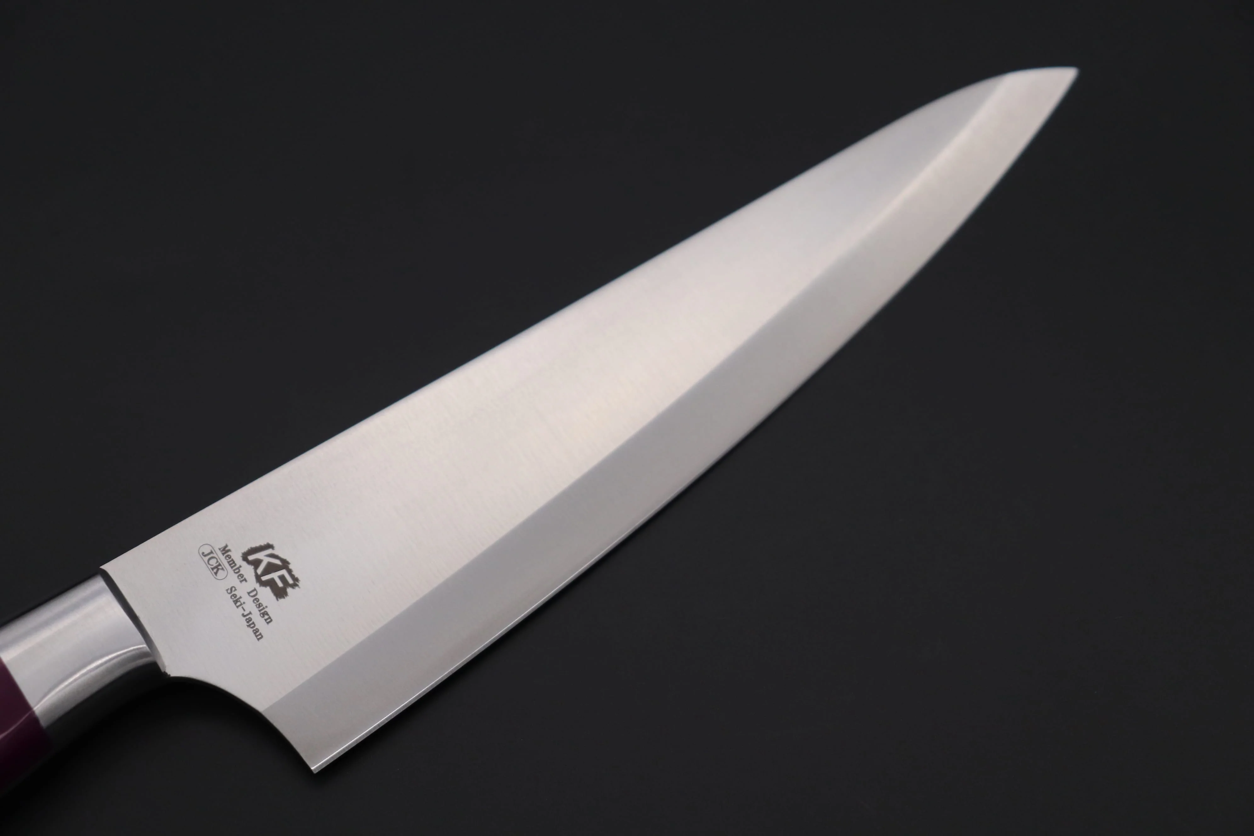 Hattori Forums Custom Limited Edition, FH Solid VG-10 Series FH-5SPSM Boning Knife 160mm (6.2inch, Sugarite Malachite Gem-Composite Stone Handle) - Image 6