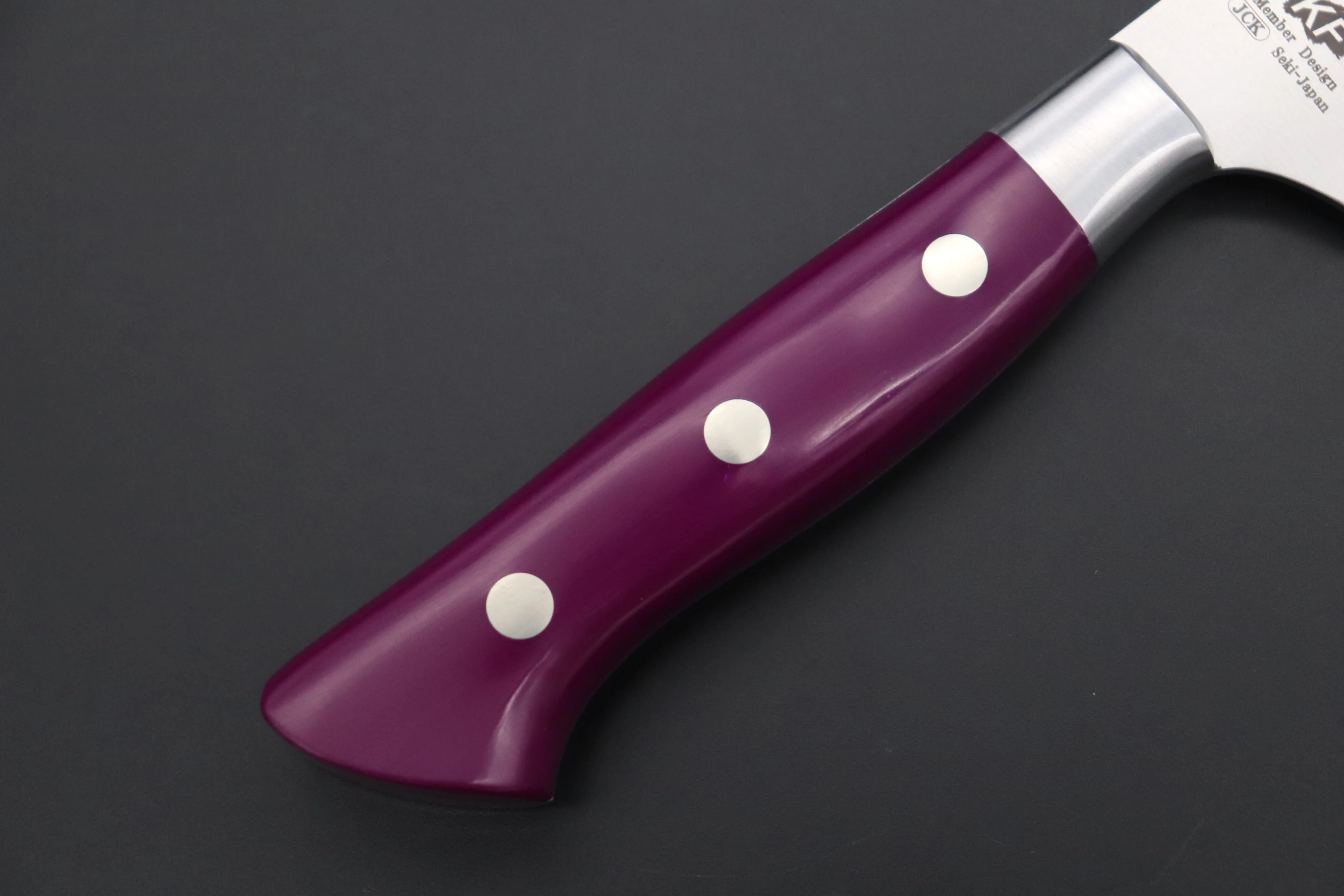 Hattori Forums Custom Limited Edition, FH Solid VG-10 Series FH-5SPSM Boning Knife 160mm (6.2inch, Sugarite Malachite Gem-Composite Stone Handle) - Image 7