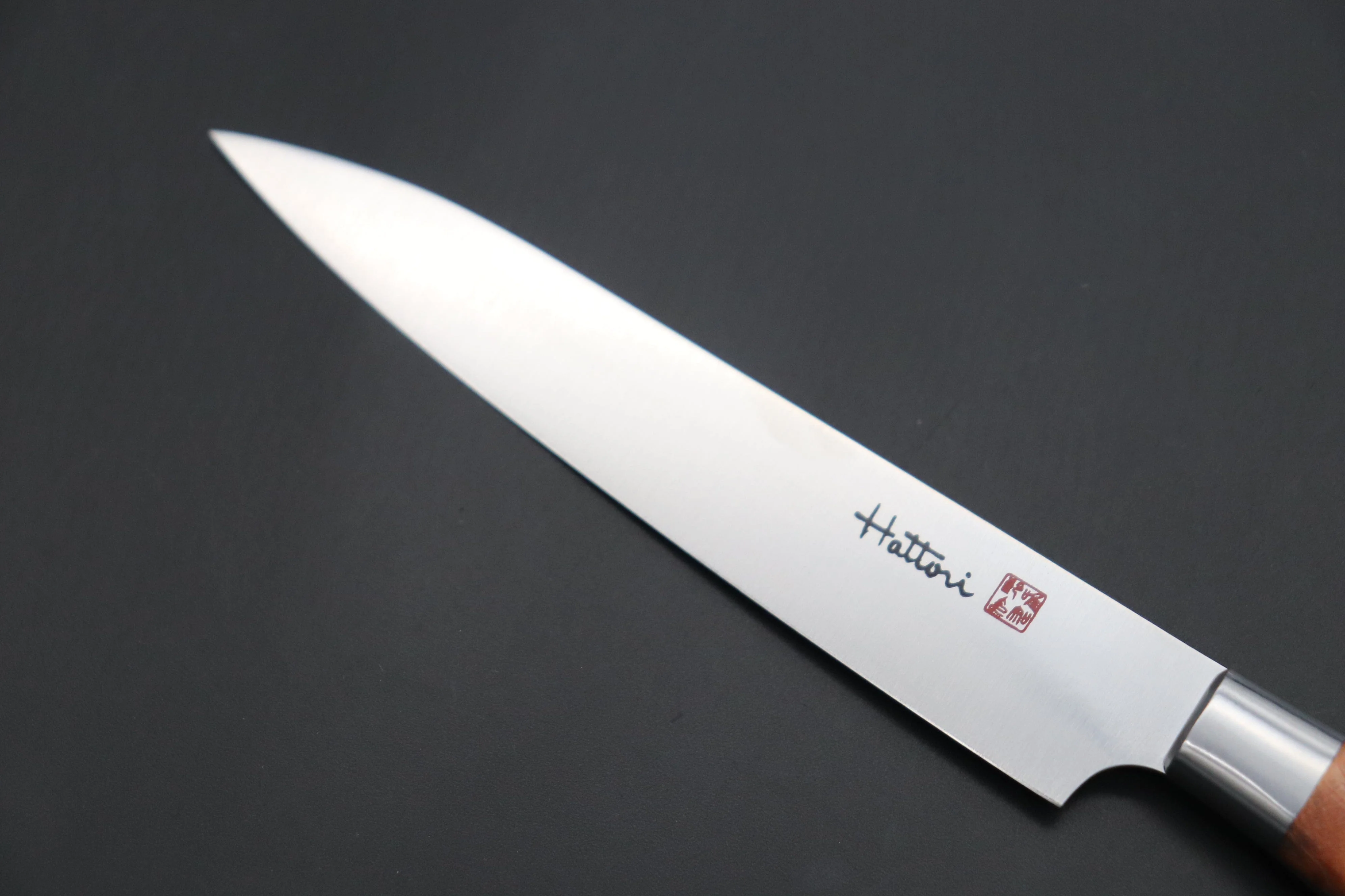 Hattori Forums FH Solid VG-10 Series FH-2M Petty 120mm (4.7 Inch, Stabilized Maple Wood Handle) - Image 3