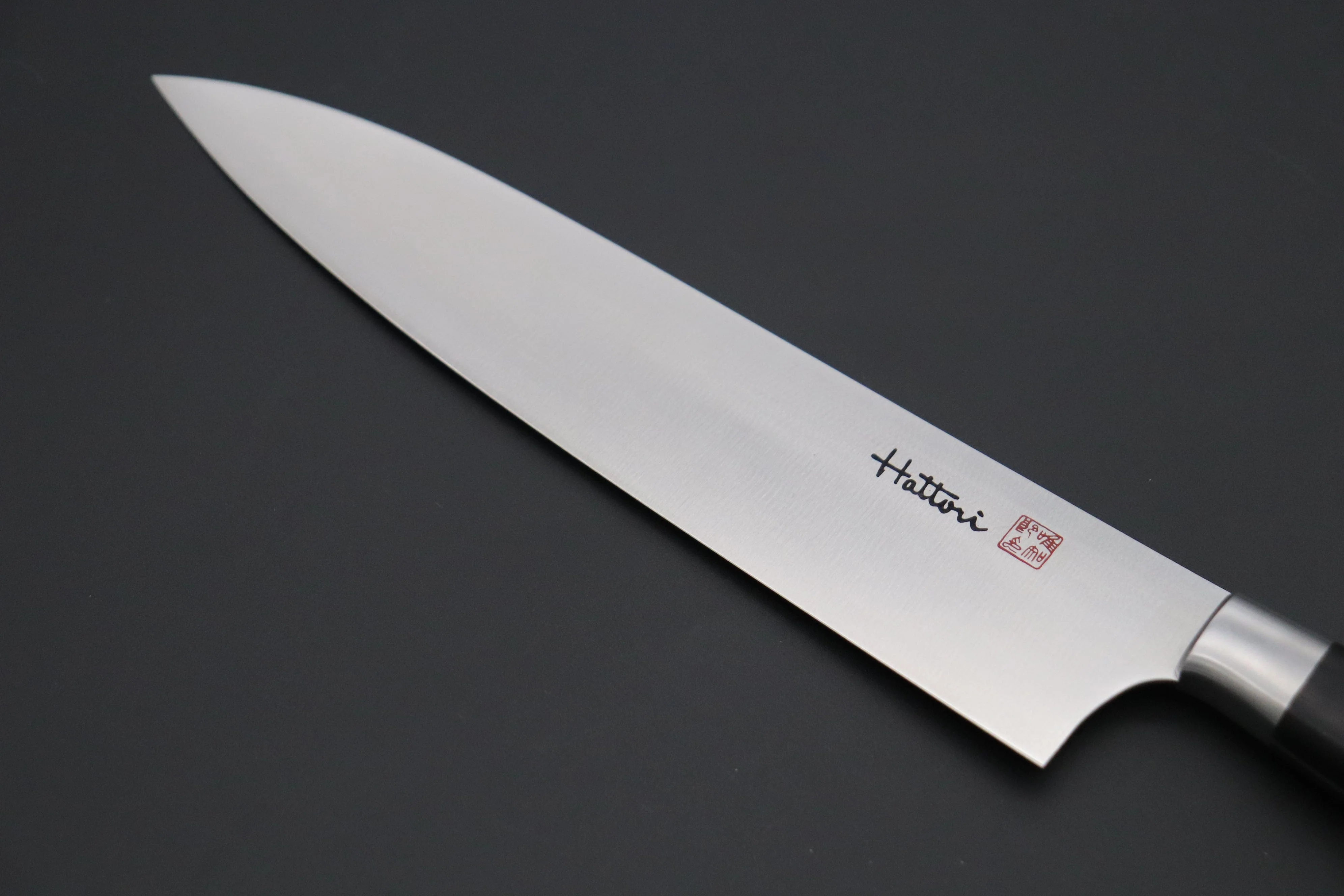 Hattori Forums FH Solid VG-10 Series FH-7A Gyuto 240mm (9.4 Inch, African Blackwood Handle) - Image 2