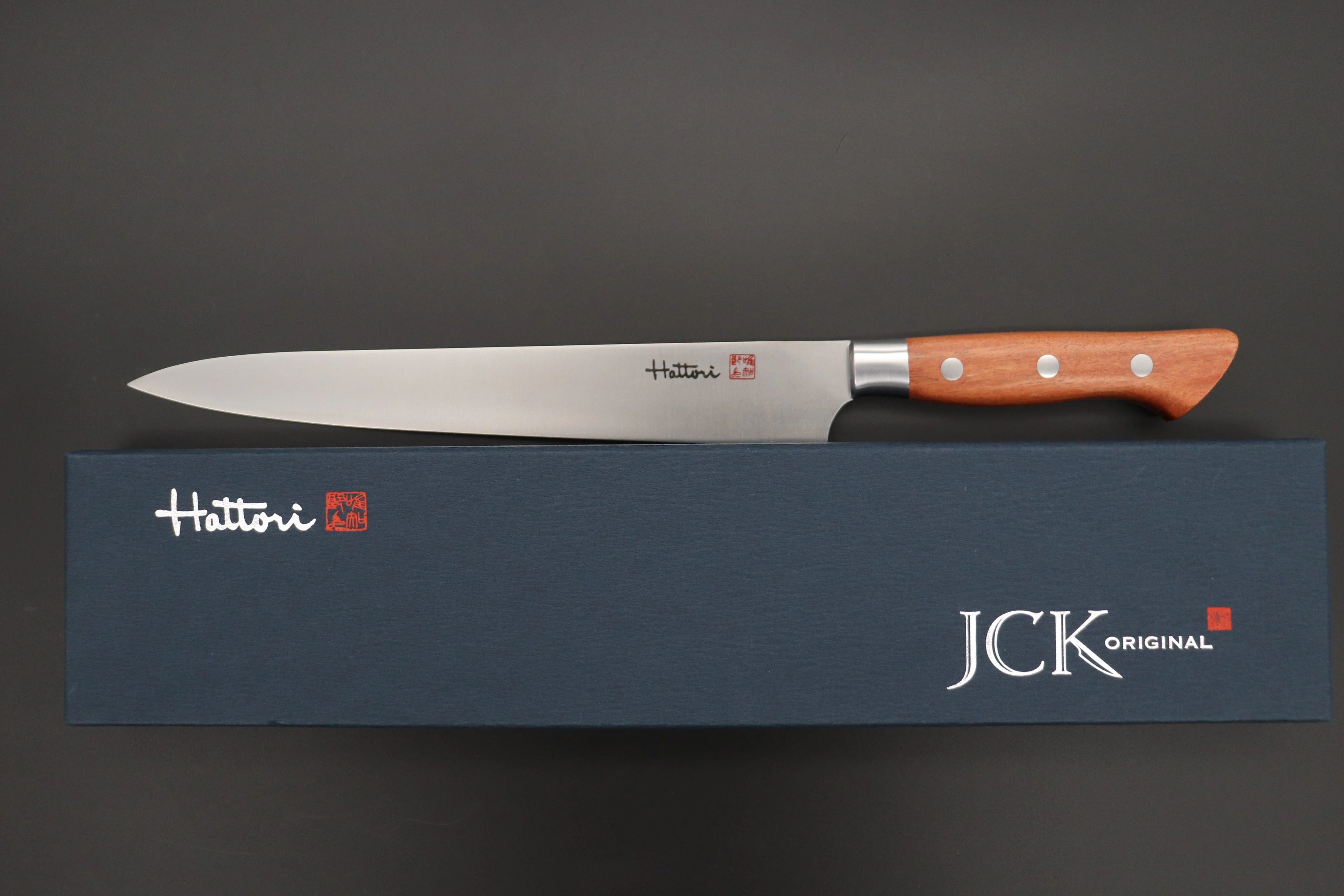 Hattori Forums FH Solid VG-10 Series Sujihiki (230mm or 270mm, 2 sizes,Stabilized Maple Wood Handle) - Image 8