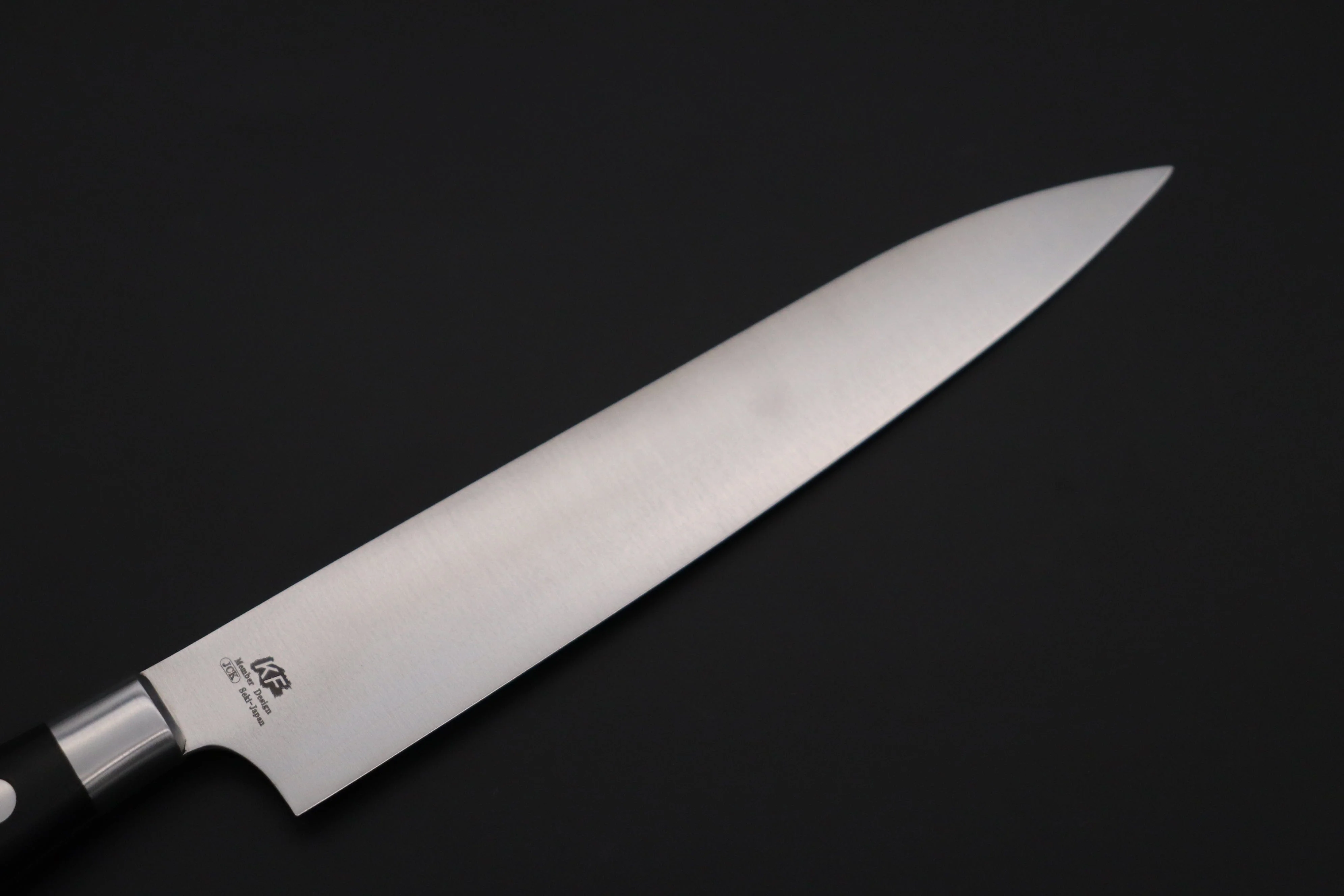 Hattori Forums "NOAH" Series FHN-3L Petty 150mm (5.9 Inch, Black Linen Micarta Handle) - Image 6