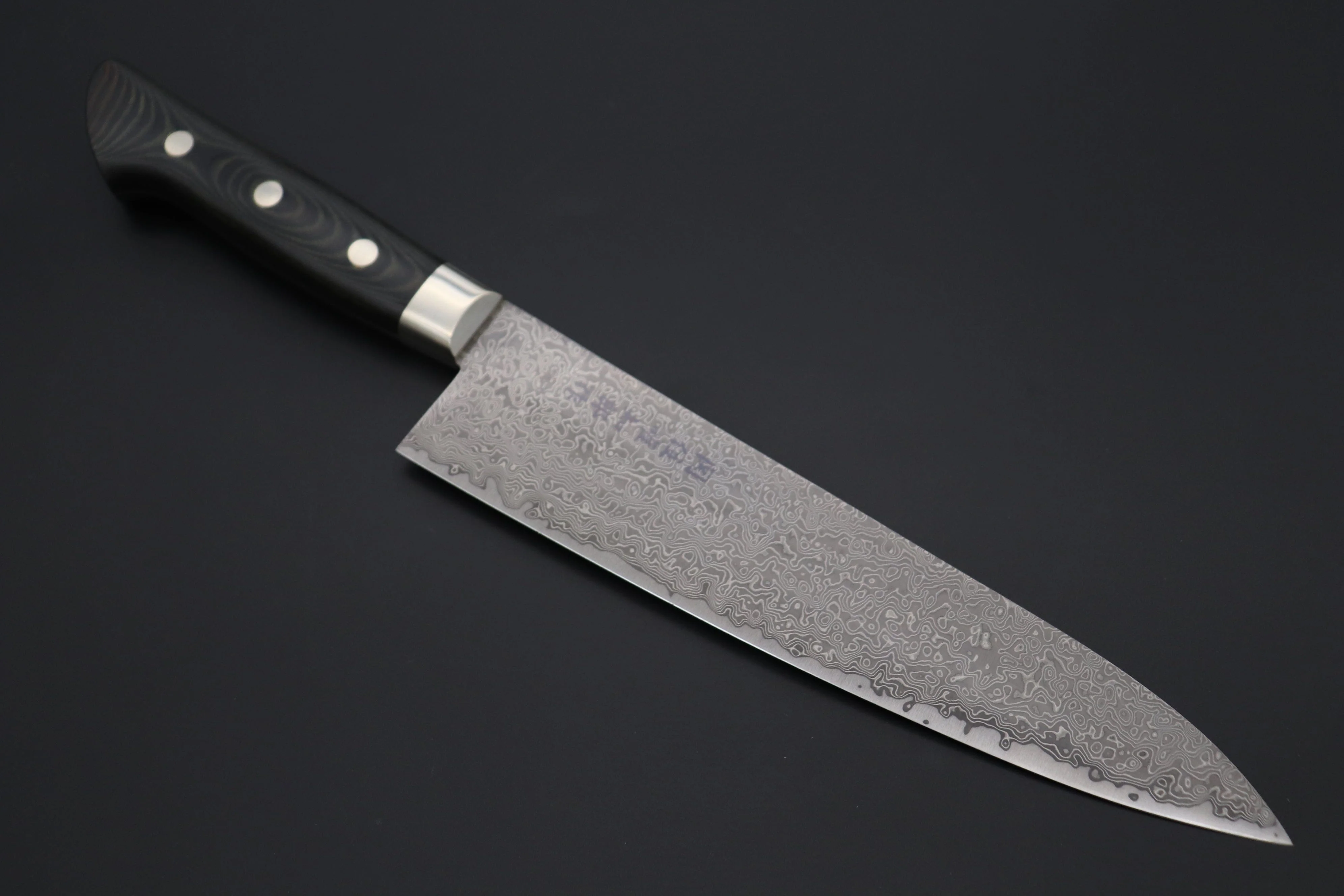Hattori Limited Edition, KD Cowry X Damascus Series KD-3 Gyuto 215mm (8.4 inch)