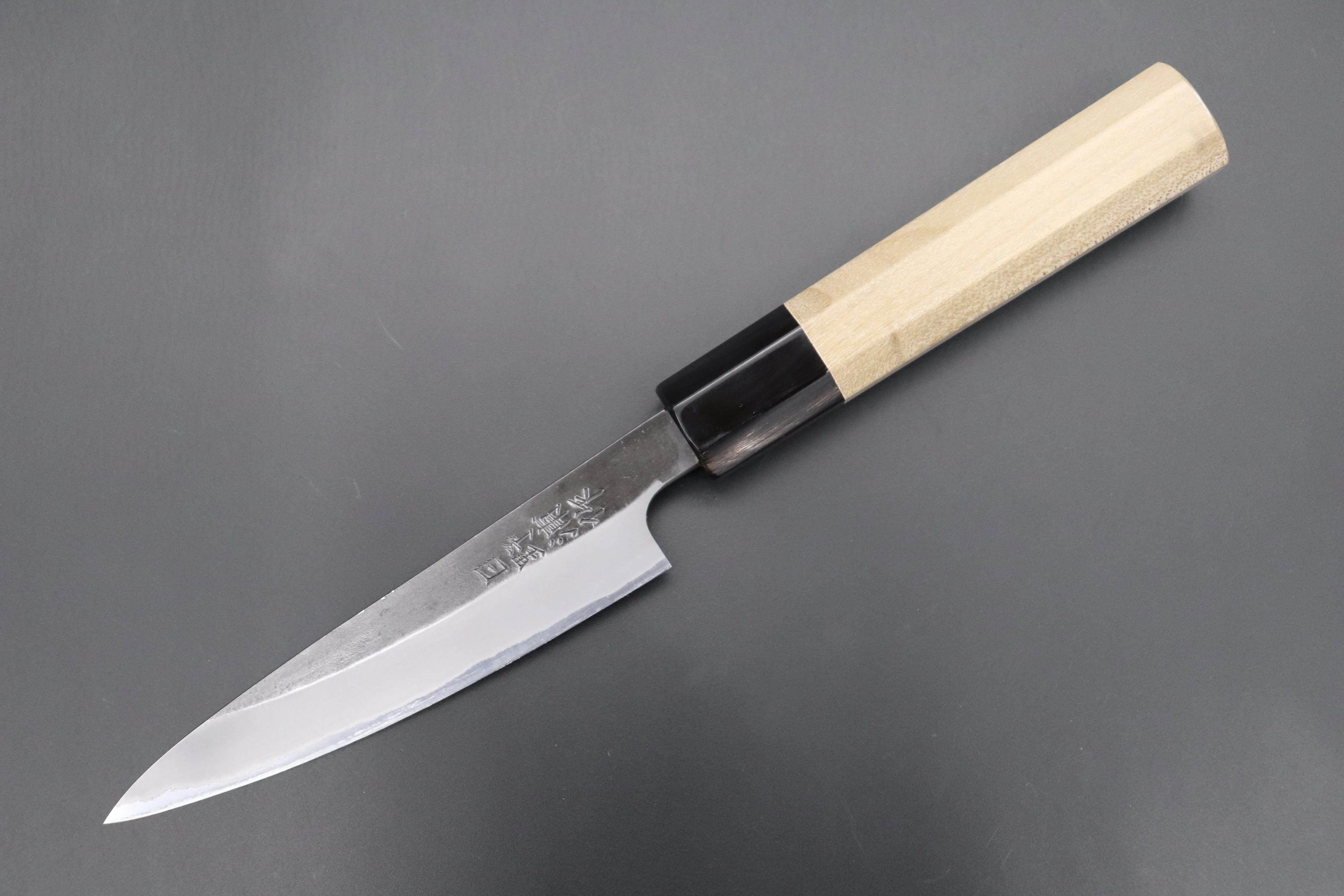Hinoura White Steel No.1 Kurouchi Series Wa Petty 120mm (4.7 Inch, HS1-2)