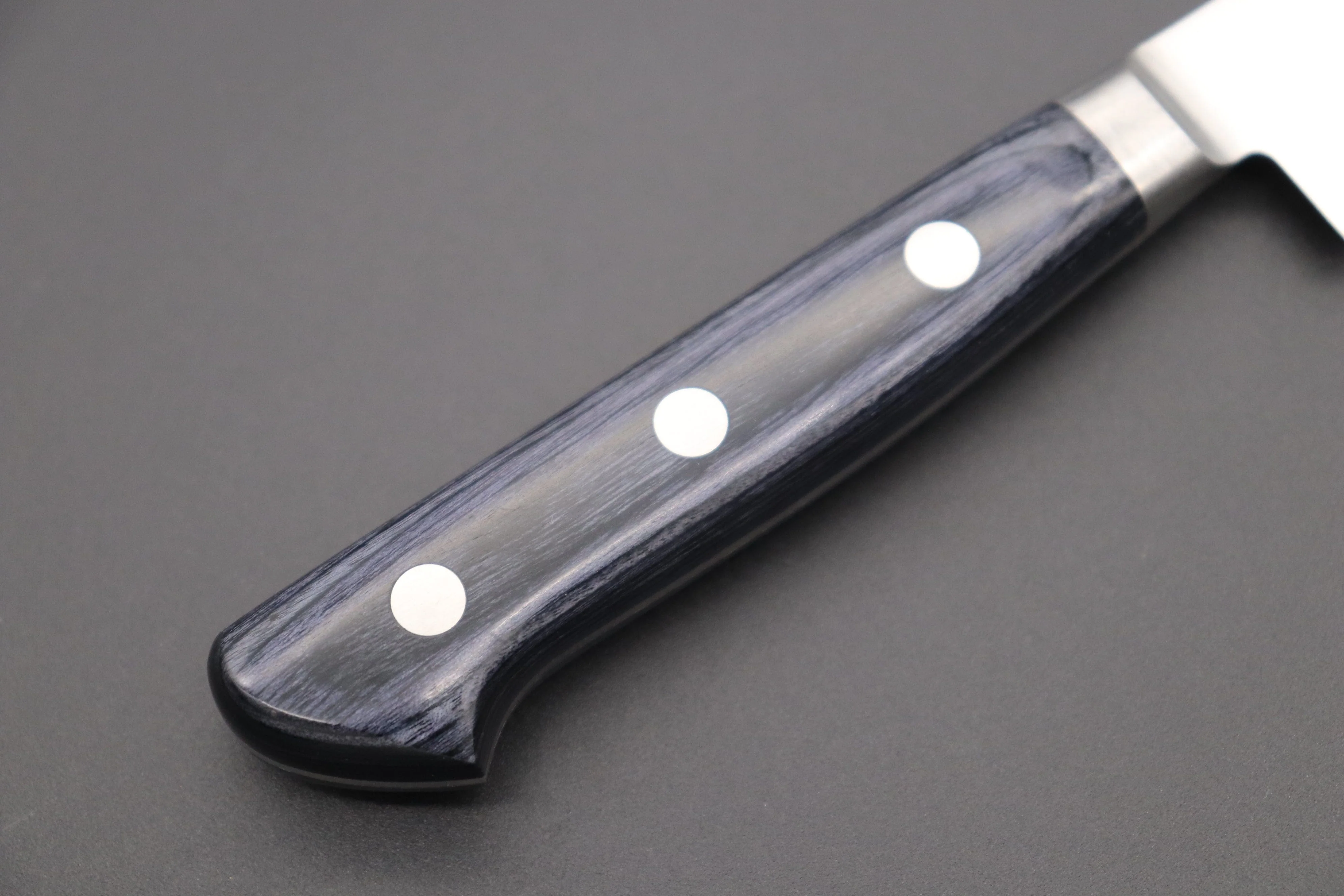 JCK Natures Blue Clouds AUS-8 Basic Series BCAP-1 Petty 120mm (4.7 inch, Royal Blue-Purple Pakka Wood Handle) - Image 3