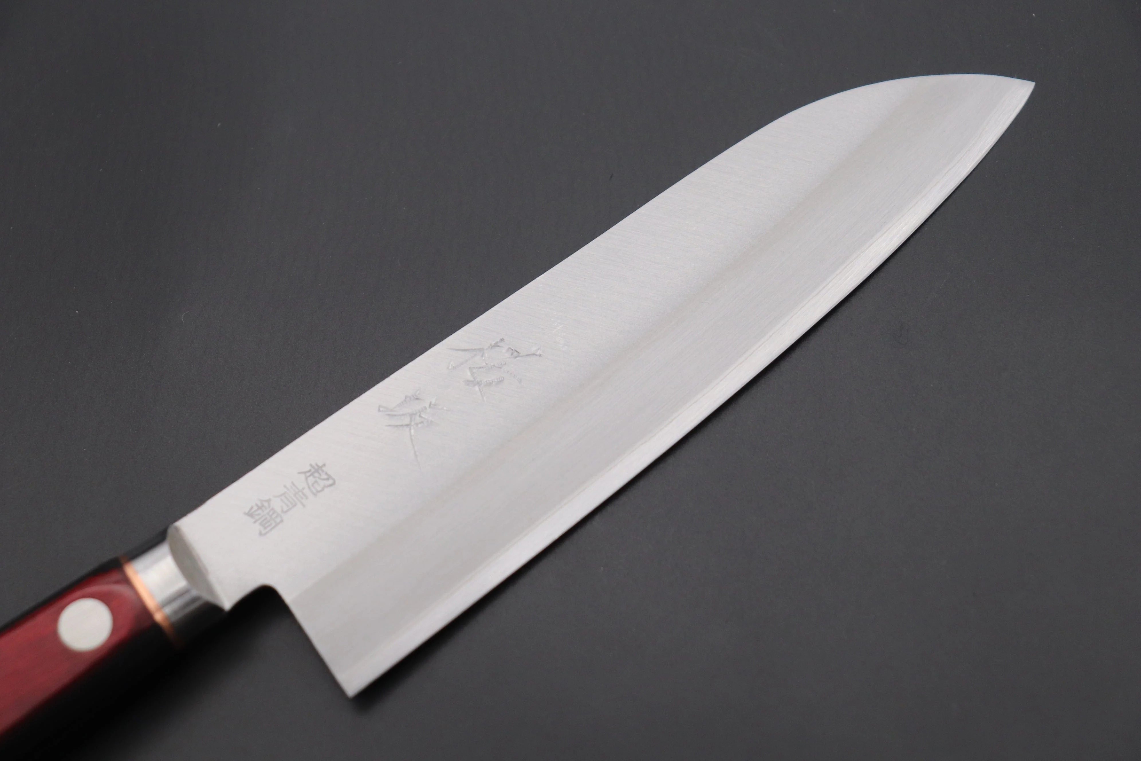 JCK Natures SAKURA ROAD Aogami Super Series SAKURA-4 Small Santoku 140mm (5.5 Inch) - Image 2