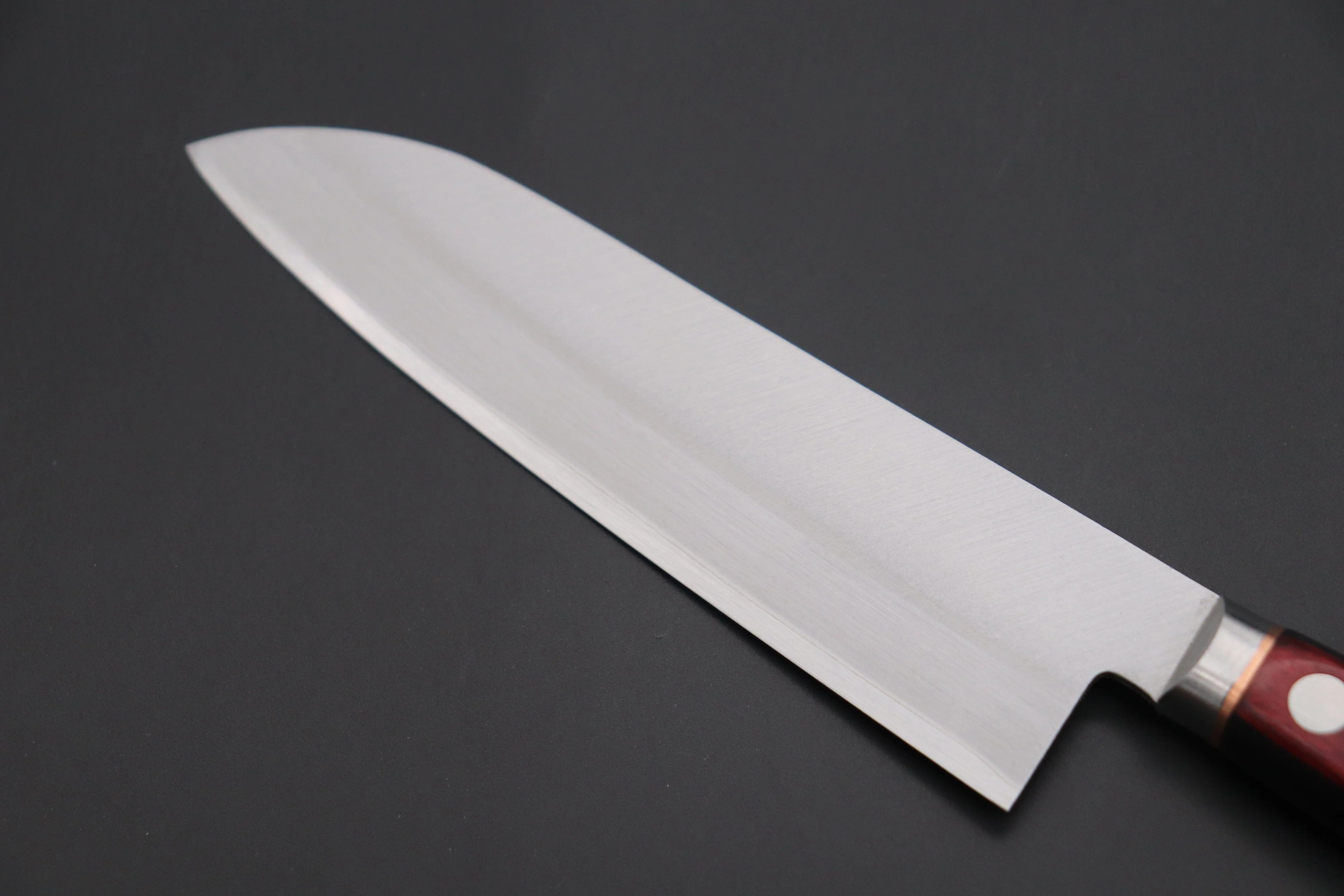 JCK Natures SAKURA ROAD Aogami Super Series SAKURA-4 Small Santoku 140mm (5.5 Inch) - Image 6
