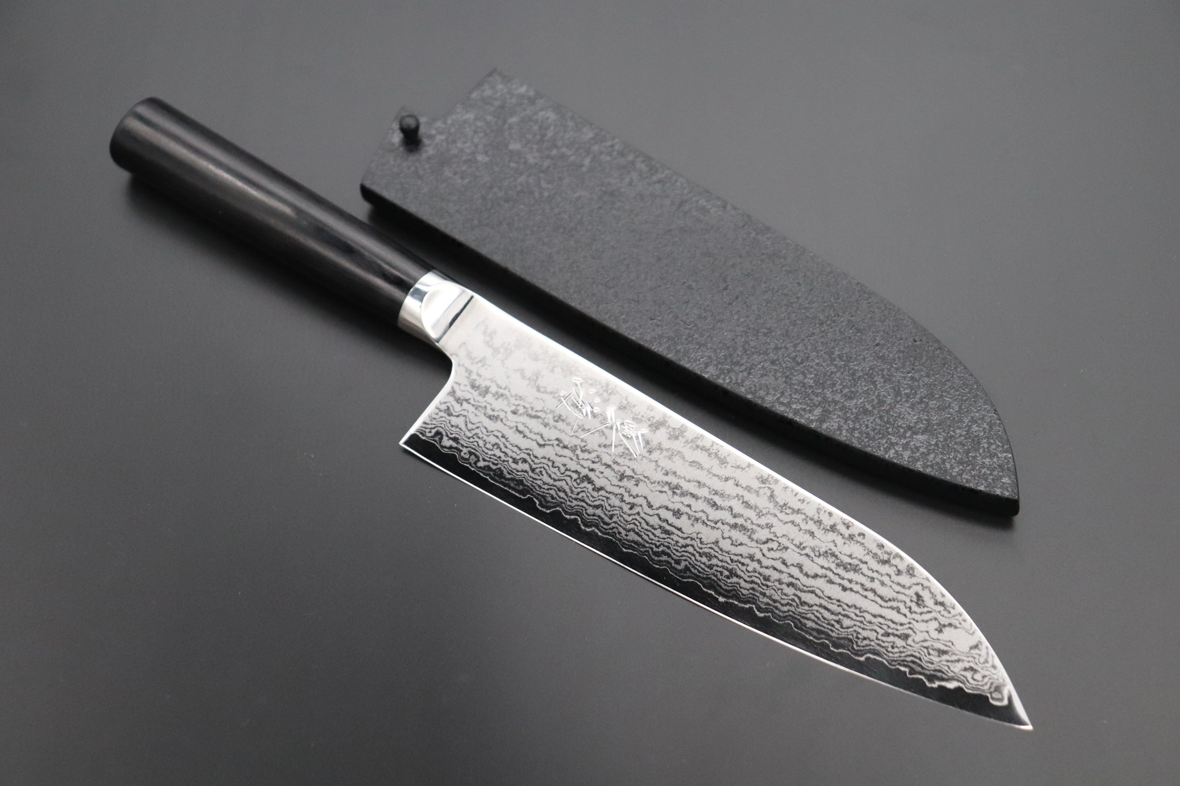 JCK Natures "Sea of Clouds Series" VG-10 Damascus SC-2 Santoku 180mm (7 inch) - Image 10