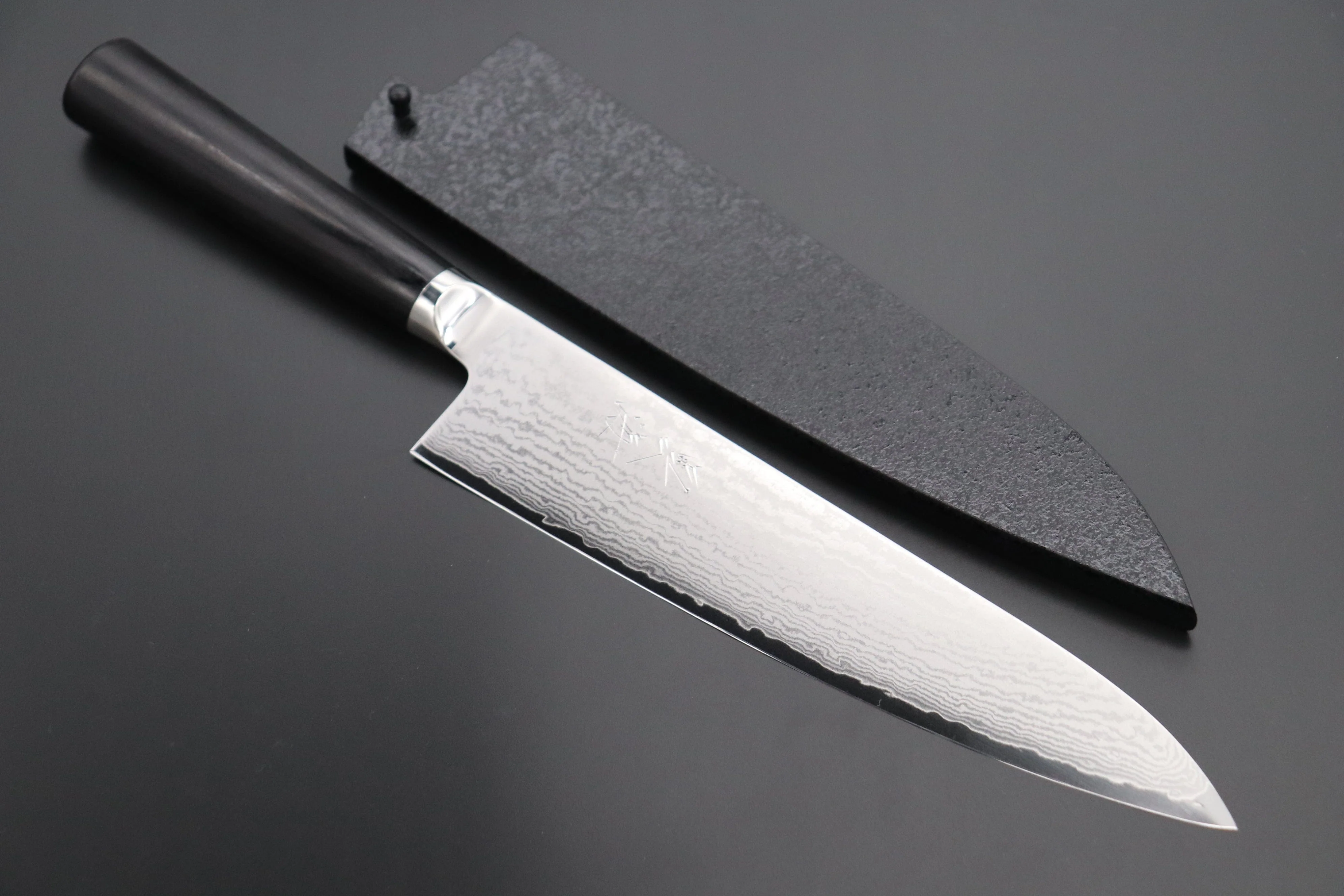 JCK Natures "Sea of Clouds Series" VG-10 Damascus SC-3 Gyuto 210mm (8.2 inch) - Image 10